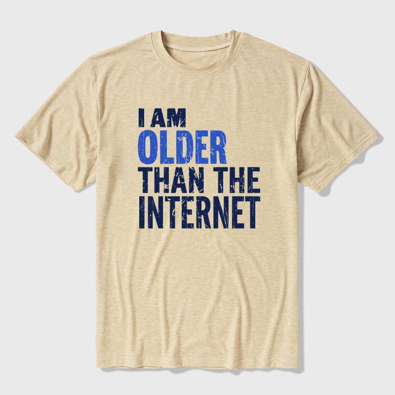 I'm Older Ultra Soft Heather Tee - MyFaceSocks