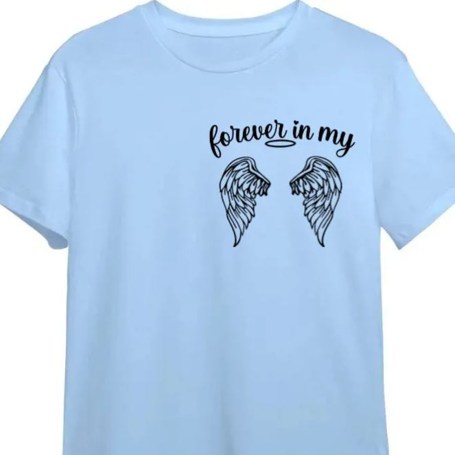 Forever In My Heart, Personalized Shirt, Memorial Gifts, Custom Photo