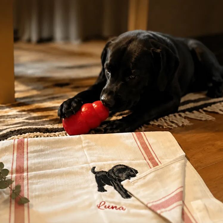 Custom Puppy Hand Towel – Personalized Dog Face Towel, Cute Pet-Themed Bathroom & Kitchen Towel, Gift for Dog Lovers
