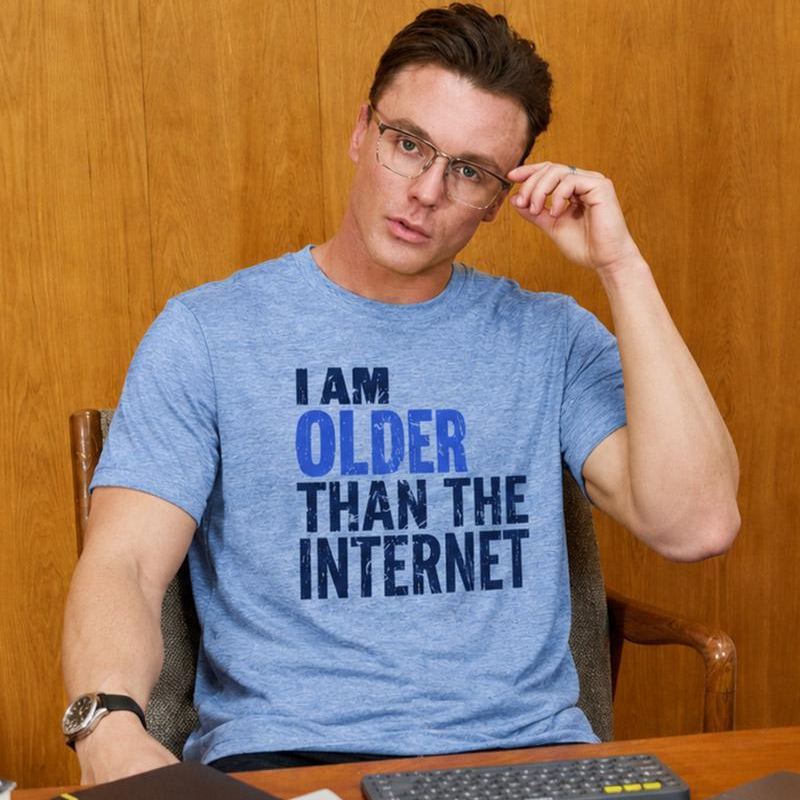 I'm Older Ultra Soft Heather Tee - MyFaceSocks
