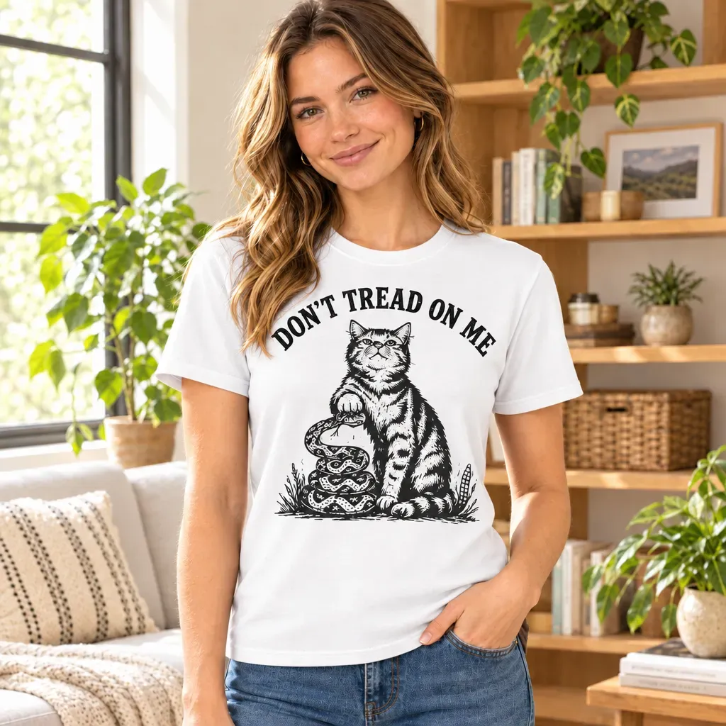 Tabby Cat T-Shirt – Bold Graphic Tee for Cat Lovers, Activists & Supporters, Statement Gift for Holidays - MyFaceSocks