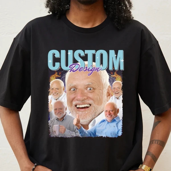 Custom Photo Bootleg Tee T-shirts Gifts for Her - MyFaceSocks