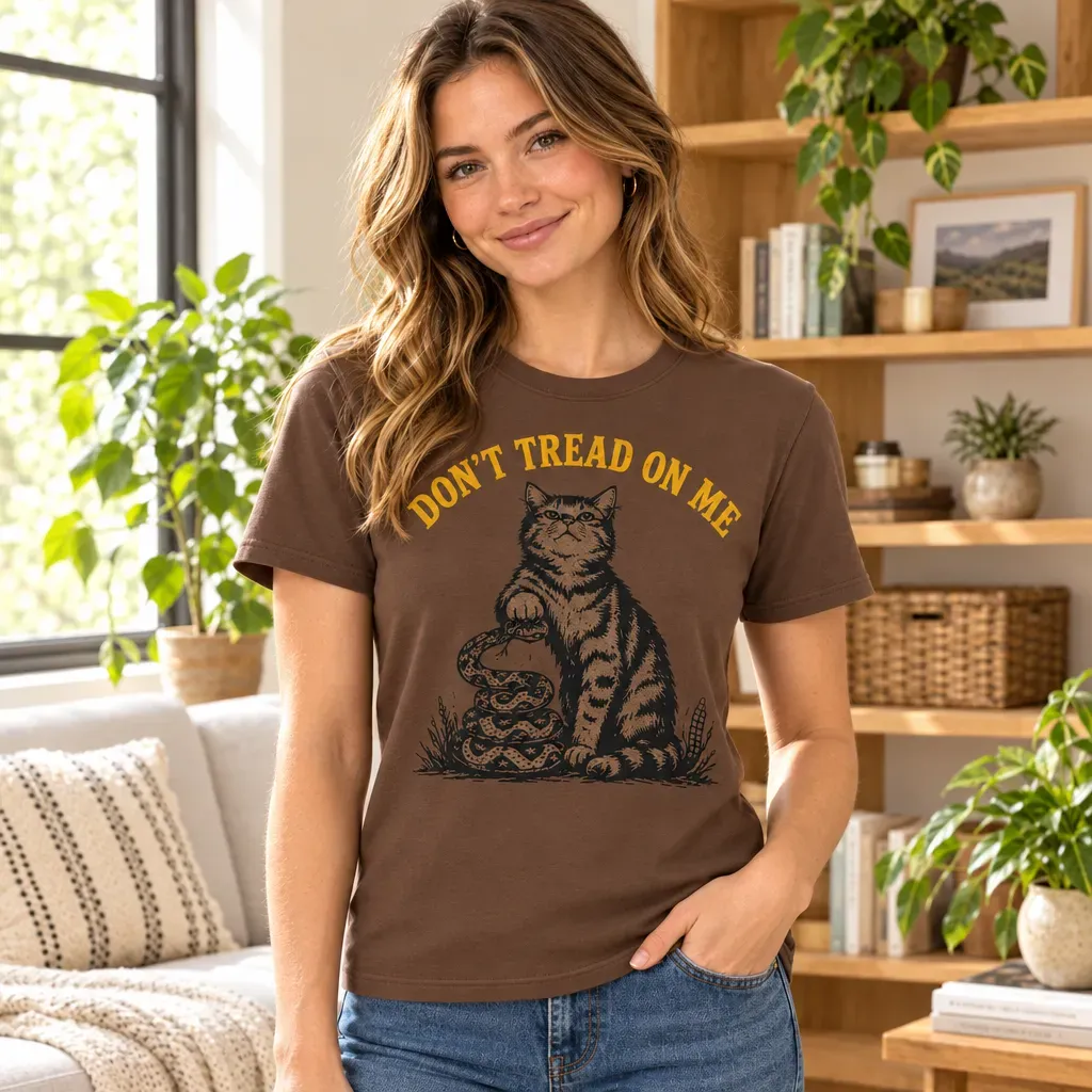Tabby Cat T-Shirt – Bold Graphic Tee for Cat Lovers, Activists & Supporters, Statement Gift for Holidays - MyFaceSocks