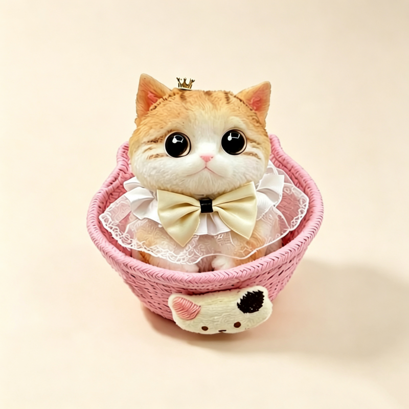 Cute Pink Cat Squishy Toy Slow Rising Stress Relief Toy Soft Gel Kawaii Cat Doll Desk Decor Birthday Gift for Girls & Friends - MyFaceSocks