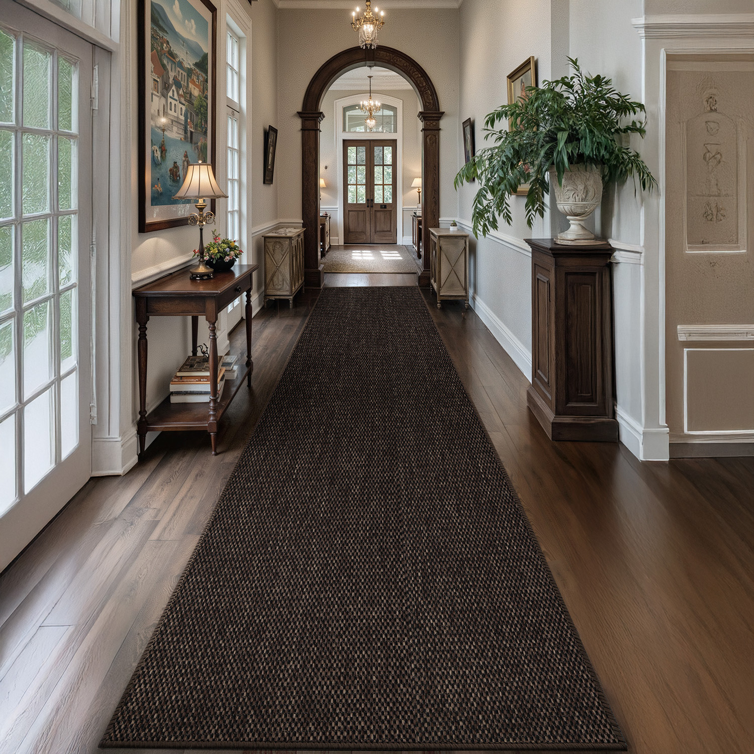 PABUBE Indoor Doormat, Non Slip  Door Mats for Inside Washable, Front Door Entry Rug for Entryway Indoor, Dirt Trapper Absorbent Welcome Floor Mats for Home Indoor