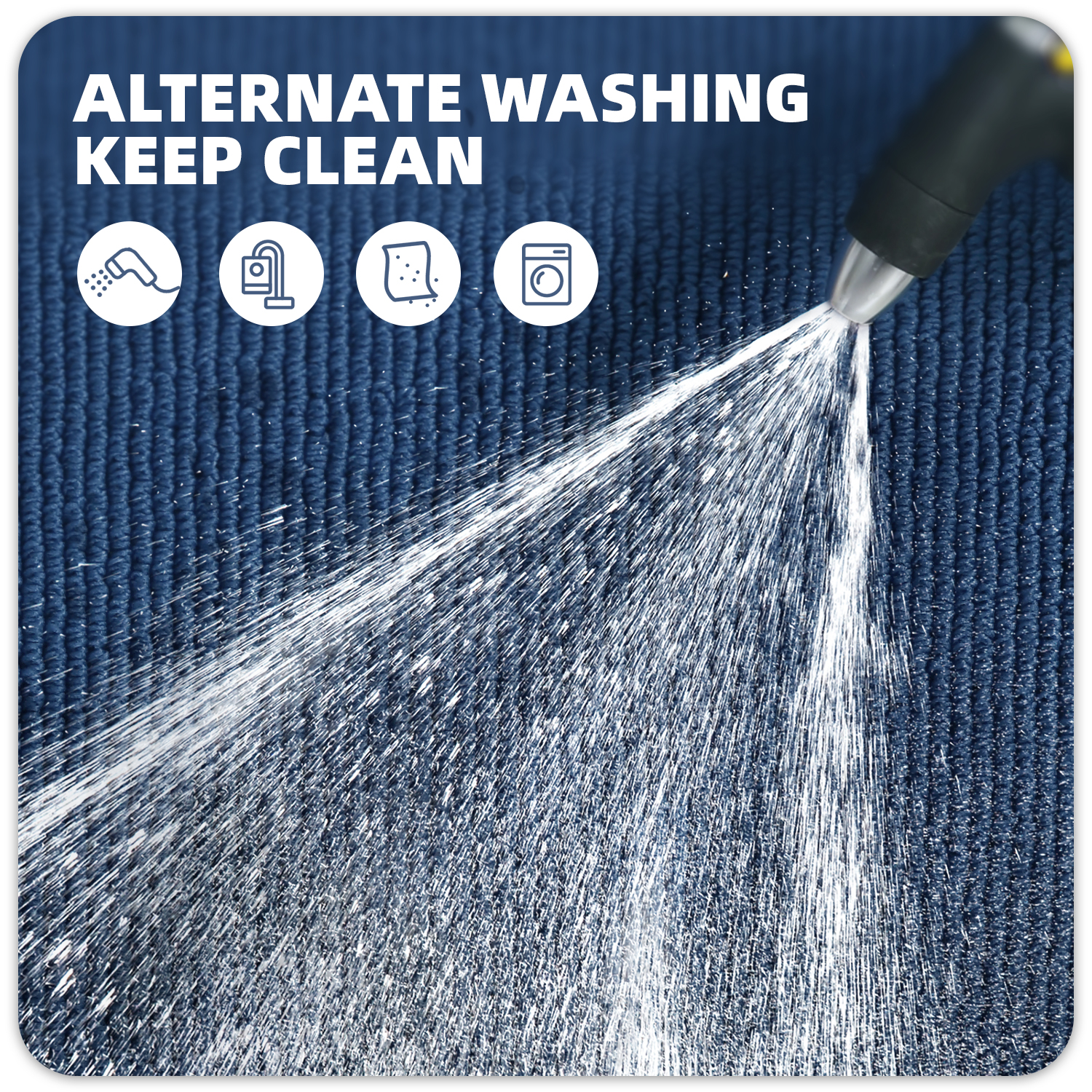 PABUBE Indoor and Outdoor Doormats, 20"x32" Front Door Rugs, Dirt Trapper Inside Door Mats, Non Slip Washable Welcome Mat Entryway Rug for Entryway