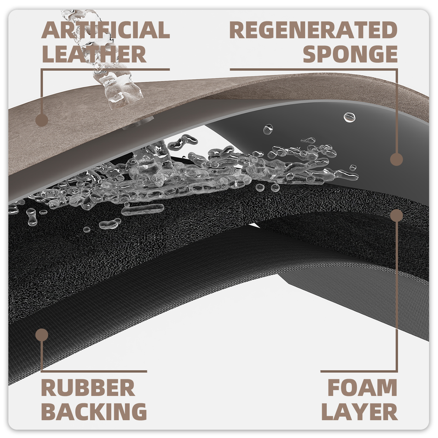 PABUBE Quick Dry Bath Mat, Non Slips Bathroom Rug Ultra Thin, Super Absorbent Shower Floor Mat Fast Drying, Easy Clean Bath Mat for Bathroom, Tub