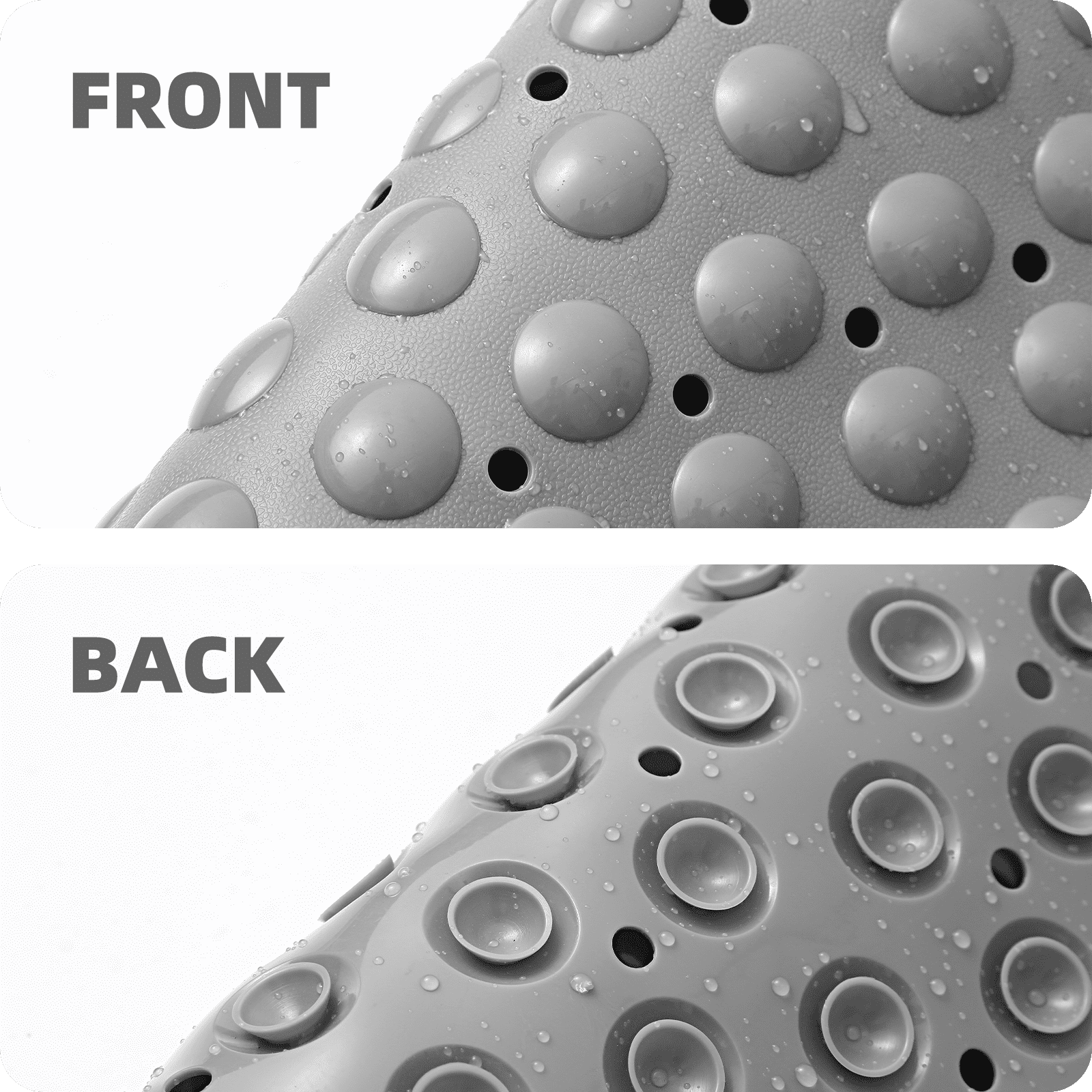 PABUBE Shower Mat for Bathtub Bath Mat for Tub, Non-Slip Bathtub Mat Machine Washable Tub Mat