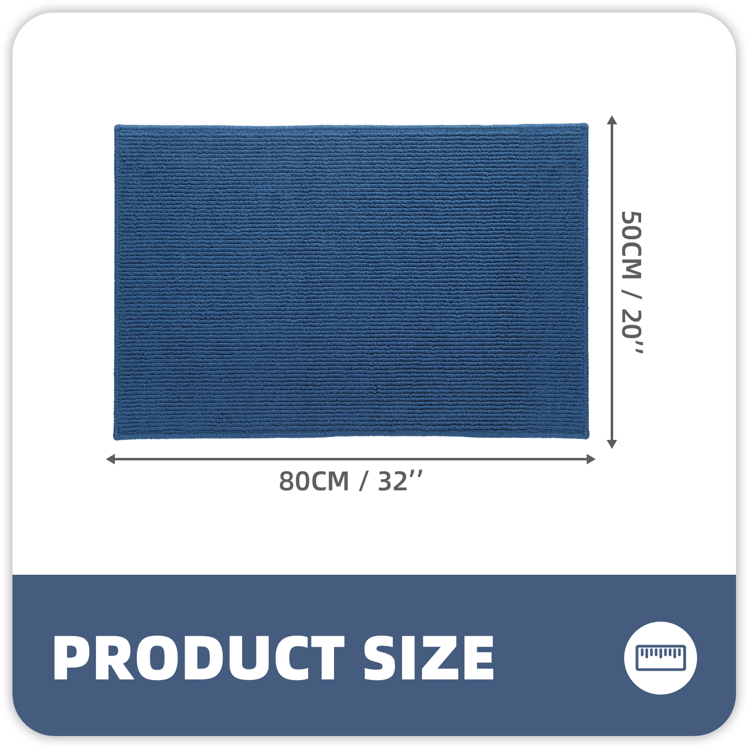 PABUBE Indoor and Outdoor Doormats, 20"x32" Front Door Rugs, Dirt Trapper Inside Door Mats, Non Slip Washable Welcome Mat Entryway Rug for Entryway