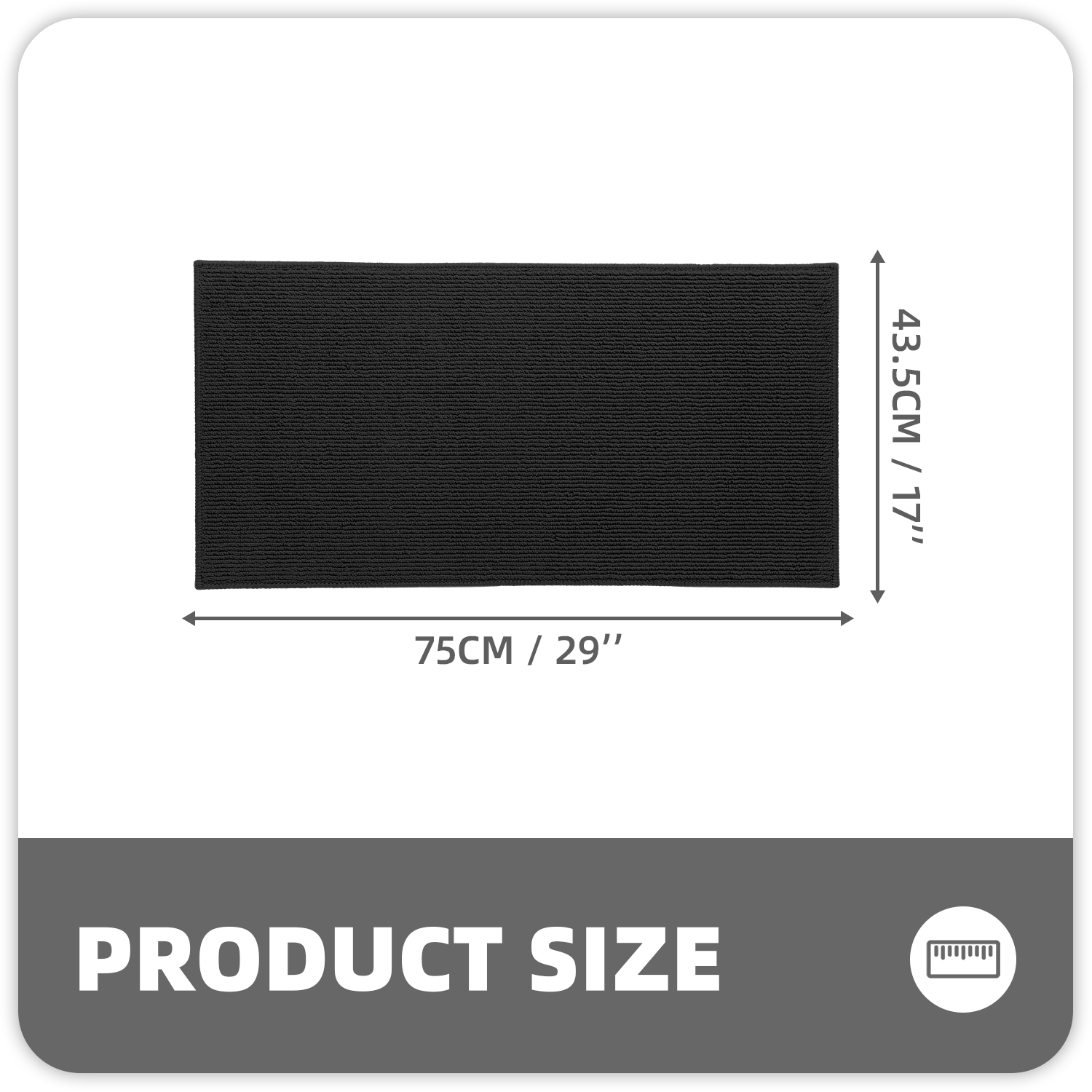 PABUBE Indoor and Outdoor Doormats, 20"x32" Front Door Rugs, Dirt Trapper Inside Door Mats, Non Slip Washable Welcome Mat Entryway Rug for Entryway