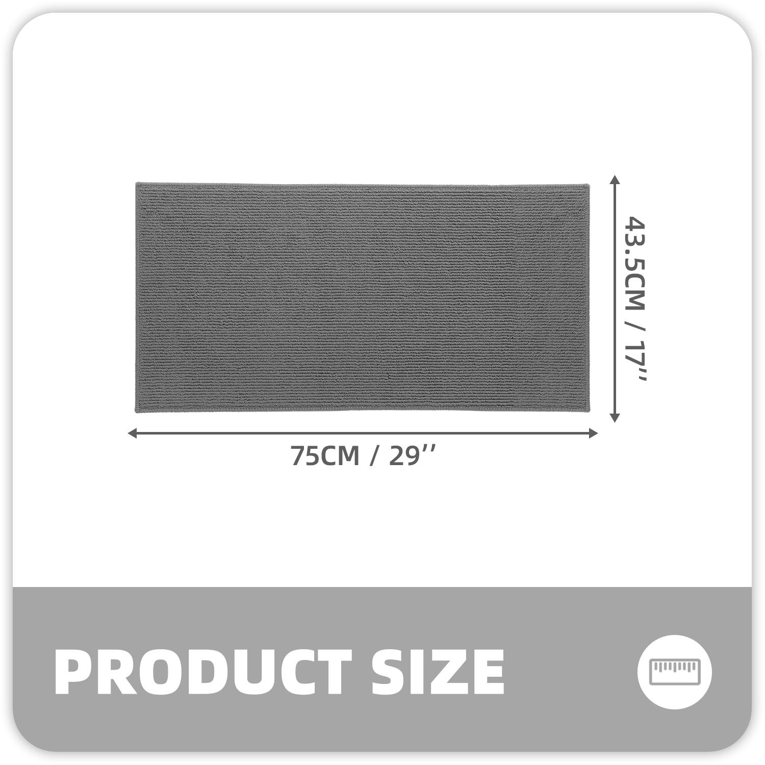 PABUBE Indoor and Outdoor Doormats, 20"x32" Front Door Rugs, Dirt Trapper Inside Door Mats, Non Slip Washable Welcome Mat Entryway Rug for Entryway