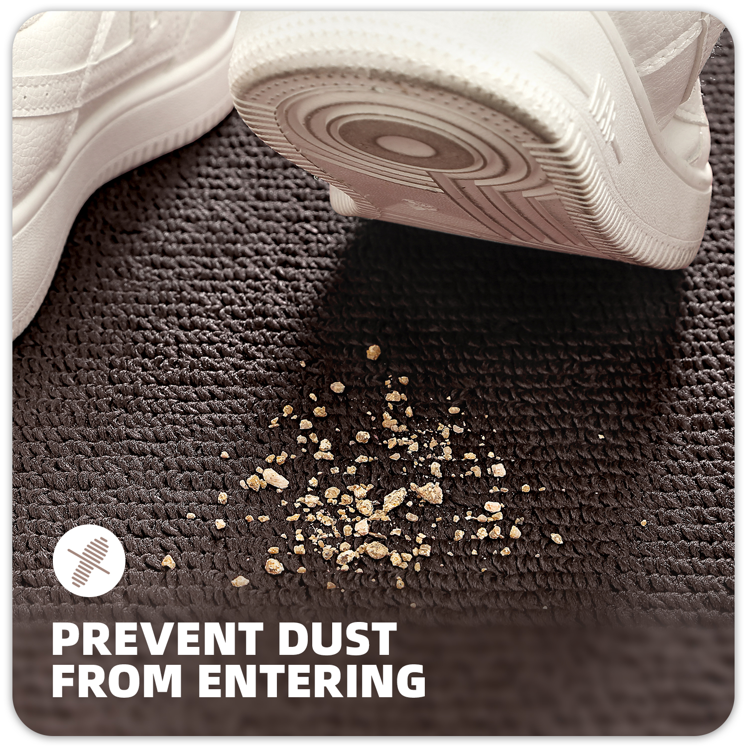 PABUBE Indoor and Outdoor Doormats, 20"x32" Front Door Rugs, Dirt Trapper Inside Door Mats, Non Slip Washable Welcome Mat Entryway Rug for Entryway