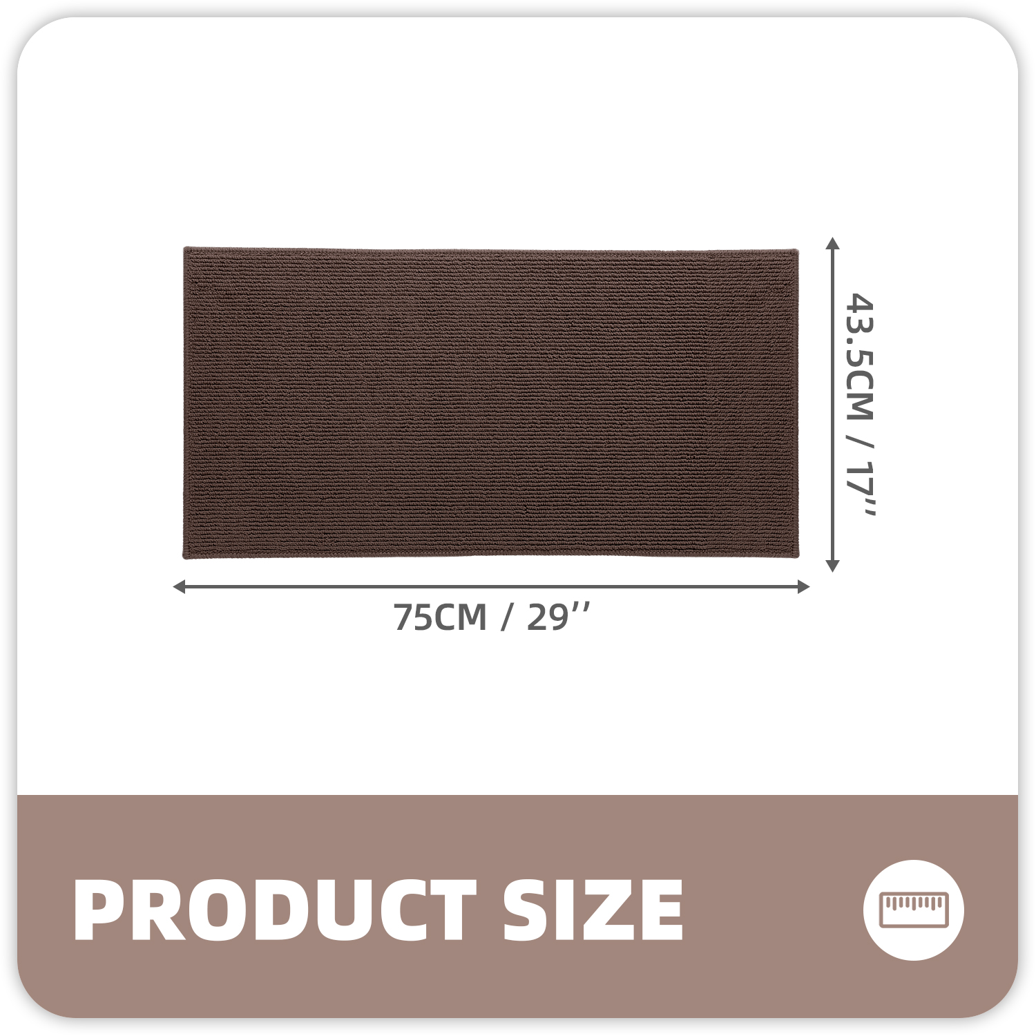 PABUBE Indoor and Outdoor Doormats, 20"x32" Front Door Rugs, Dirt Trapper Inside Door Mats, Non Slip Washable Welcome Mat Entryway Rug for Entryway