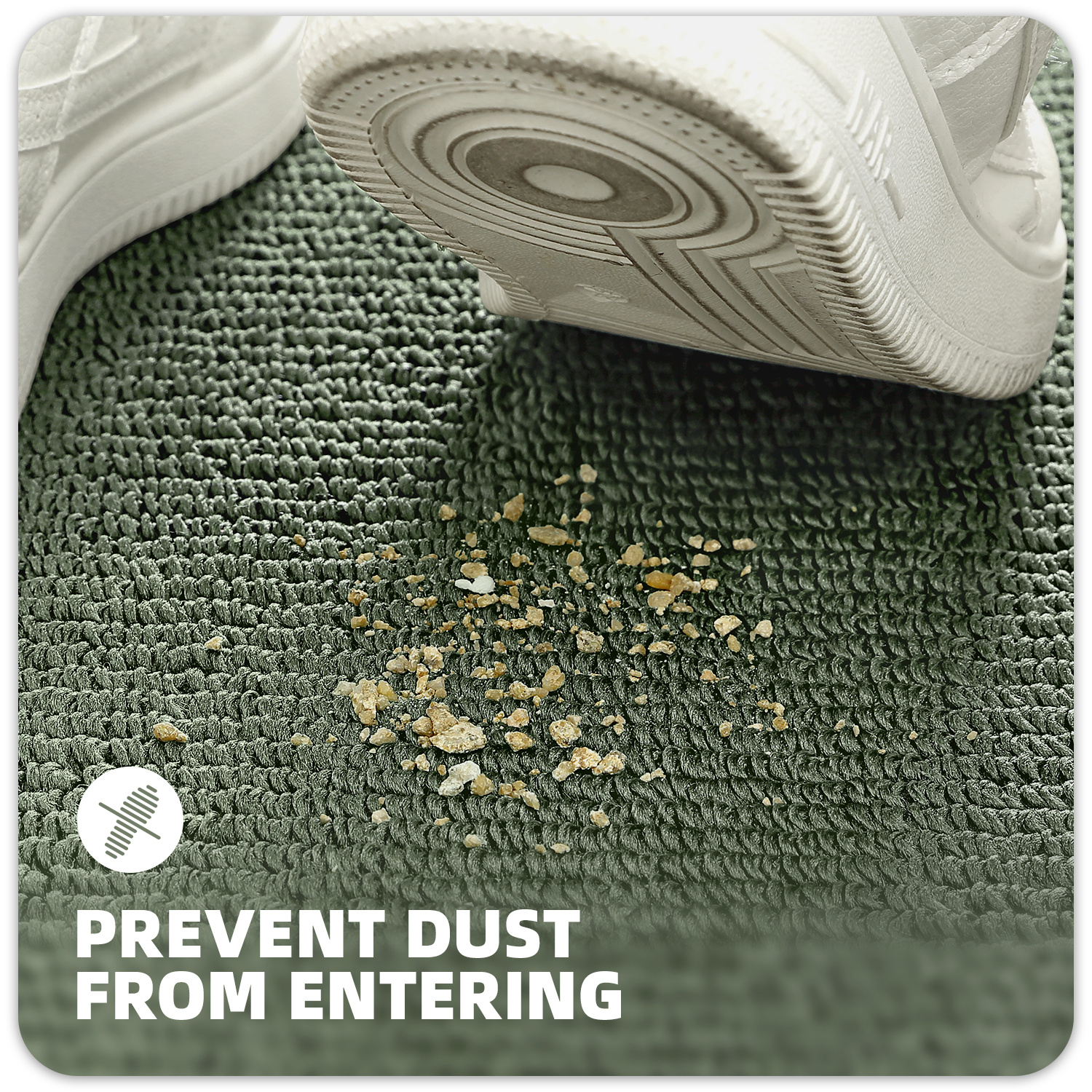 PABUBE Indoor and Outdoor Doormats, 20"x32" Front Door Rugs, Dirt Trapper Inside Door Mats, Non Slip Washable Welcome Mat Entryway Rug for Entryway