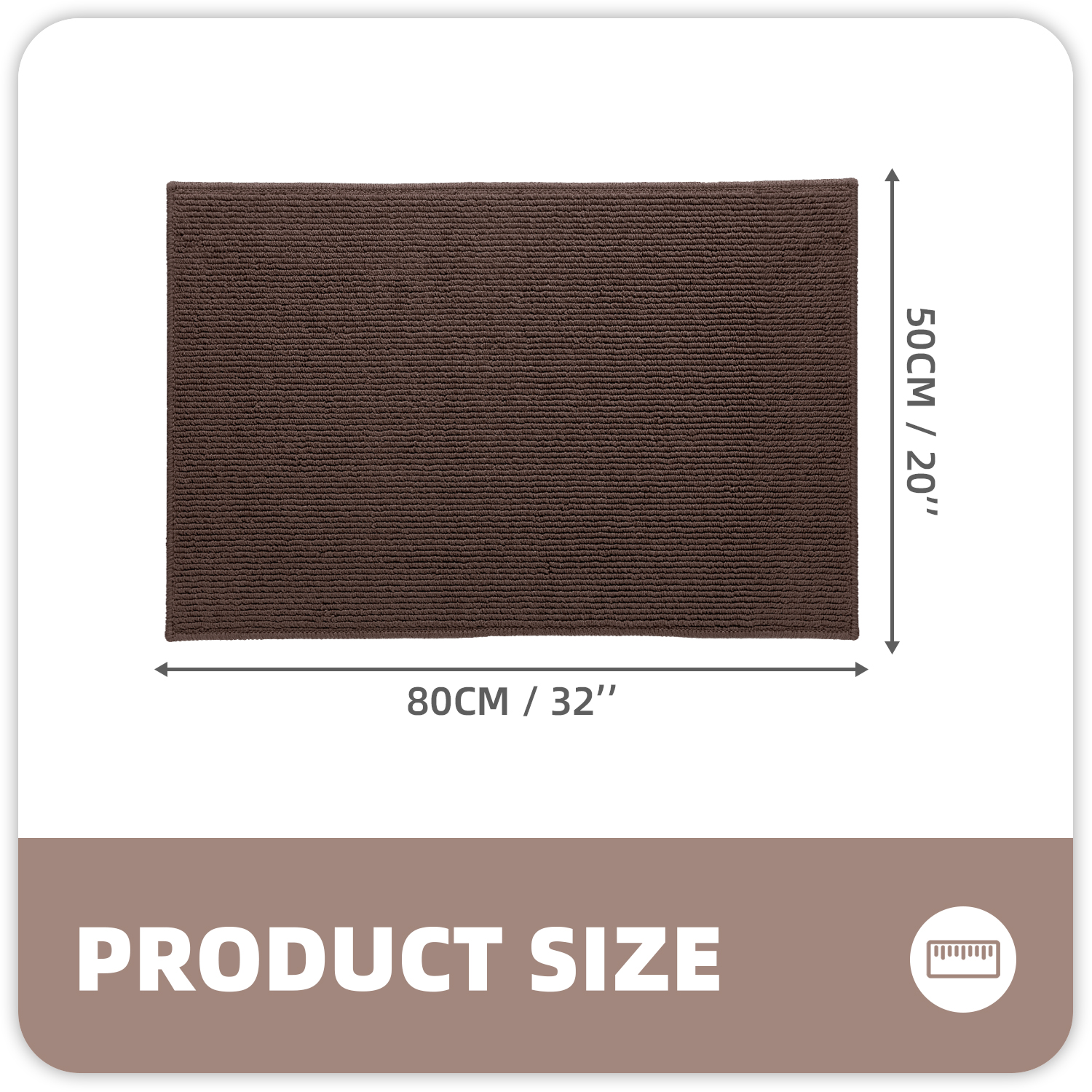 PABUBE Indoor and Outdoor Doormats, 20"x32" Front Door Rugs, Dirt Trapper Inside Door Mats, Non Slip Washable Welcome Mat Entryway Rug for Entryway