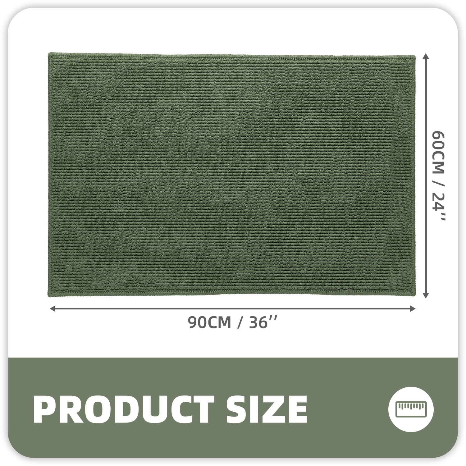 PABUBE Indoor and Outdoor Doormats, 20"x32" Front Door Rugs, Dirt Trapper Inside Door Mats, Non Slip Washable Welcome Mat Entryway Rug for Entryway