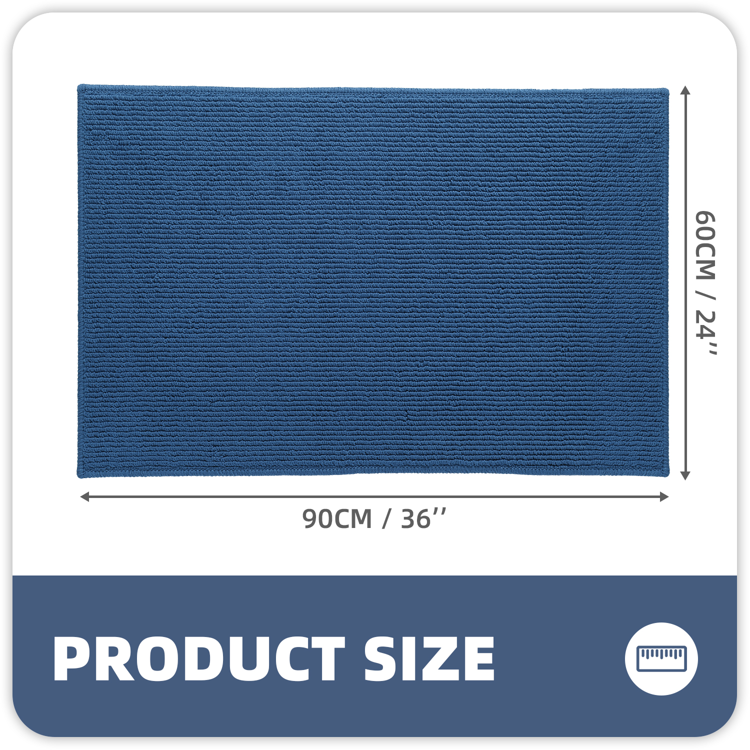 PABUBE Indoor and Outdoor Doormats, 20"x32" Front Door Rugs, Dirt Trapper Inside Door Mats, Non Slip Washable Welcome Mat Entryway Rug for Entryway