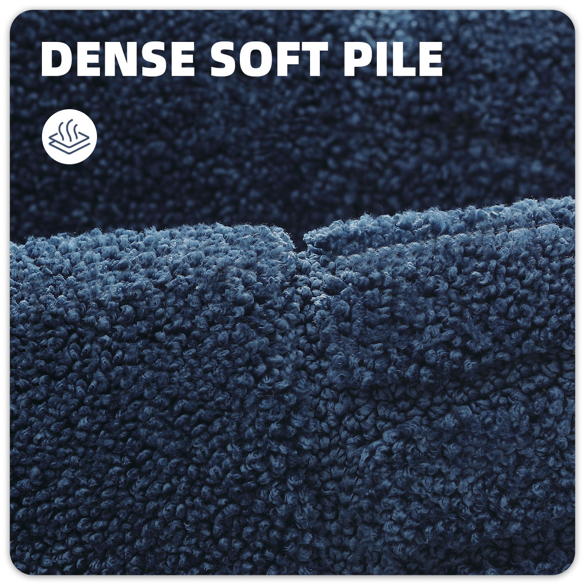 PABUBE Bathroom Rugs, Absorbent Bath Mats Rugs for Bathroom Floor Non Slip Non Skid, Soft Shag Microfiber Machine Washable Shower Bath Mat for Bathroom Decor