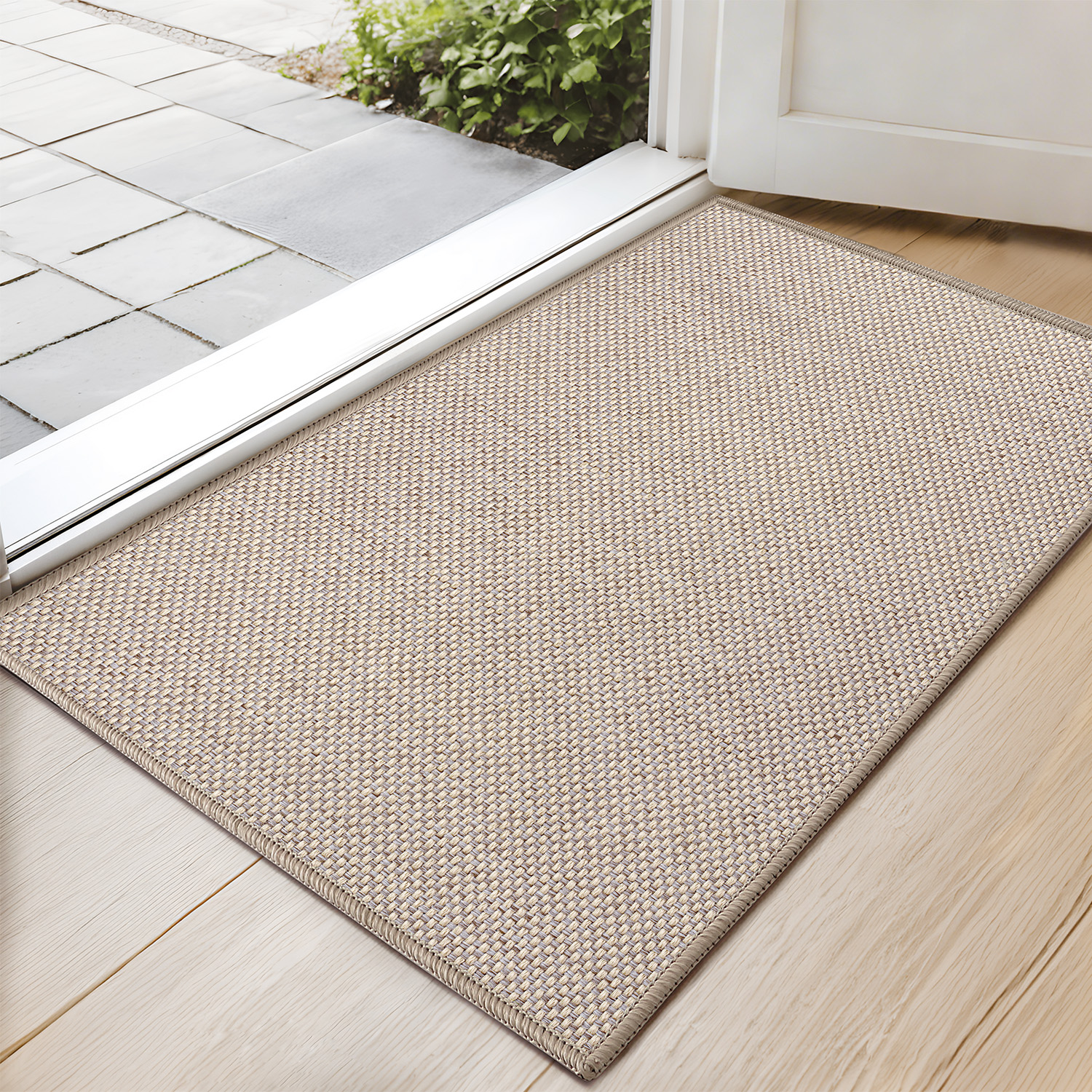 PABUBE Indoor Doormat, Non Slip  Door Mats for Inside Washable, Front Door Entry Rug for Entryway Indoor, Dirt Trapper Absorbent Welcome Floor Mats for Home Indoor