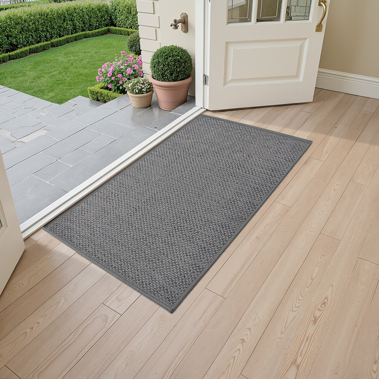 PABUBE Indoor Doormat, Non Slip  Door Mats for Inside Washable, Front Door Entry Rug for Entryway Indoor, Dirt Trapper Absorbent Welcome Floor Mats for Home Indoor