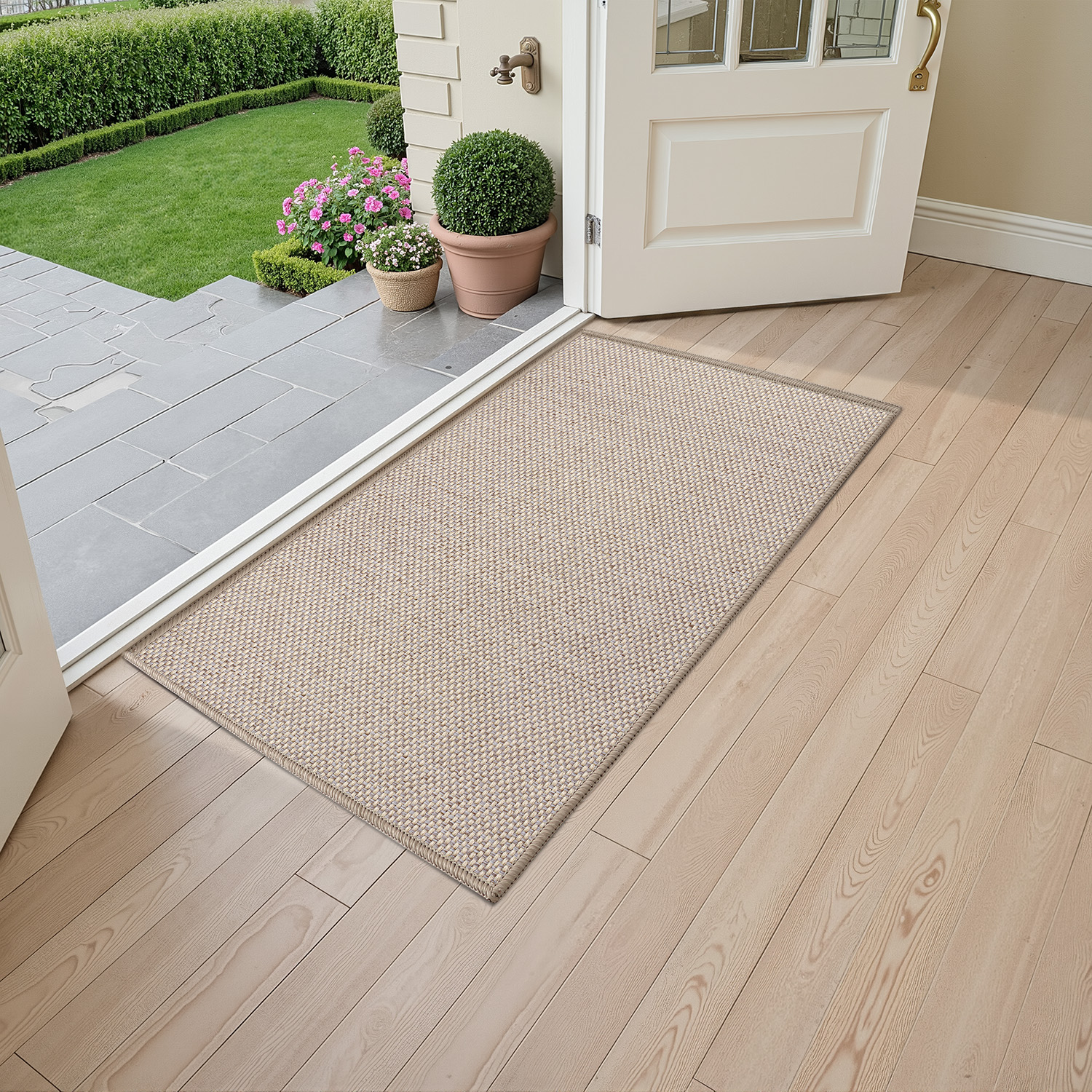 PABUBE Indoor Doormat, Non Slip  Door Mats for Inside Washable, Front Door Entry Rug for Entryway Indoor, Dirt Trapper Absorbent Welcome Floor Mats for Home Indoor