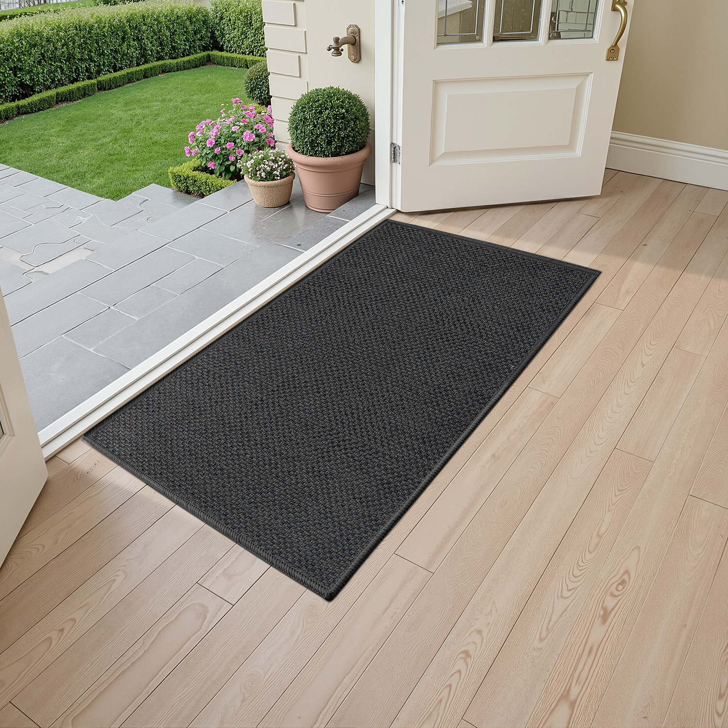 PABUBE Indoor Doormat, Non Slip  Door Mats for Inside Washable, Front Door Entry Rug for Entryway Indoor, Dirt Trapper Absorbent Welcome Floor Mats for Home Indoor