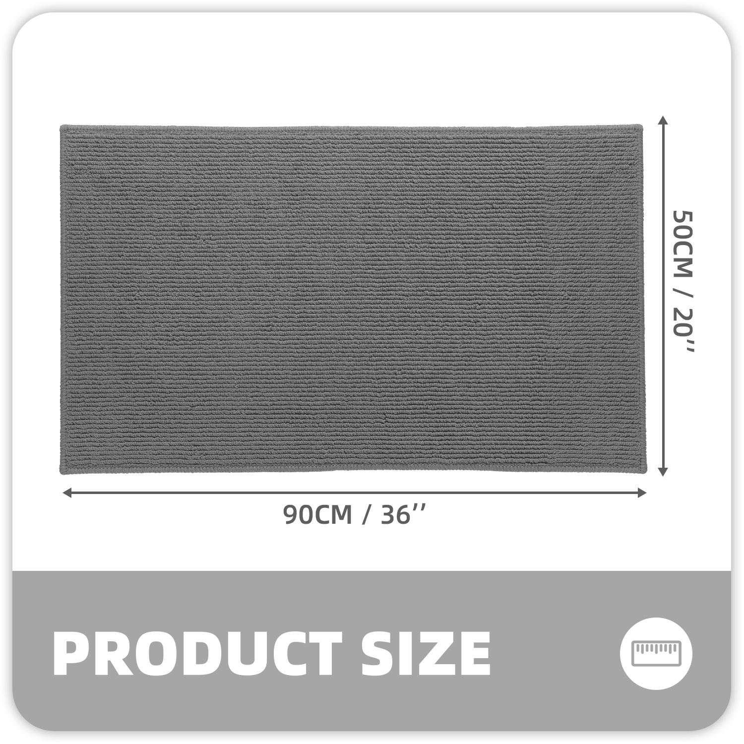 PABUBE Indoor and Outdoor Doormats, 20"x32" Front Door Rugs, Dirt Trapper Inside Door Mats, Non Slip Washable Welcome Mat Entryway Rug for Entryway