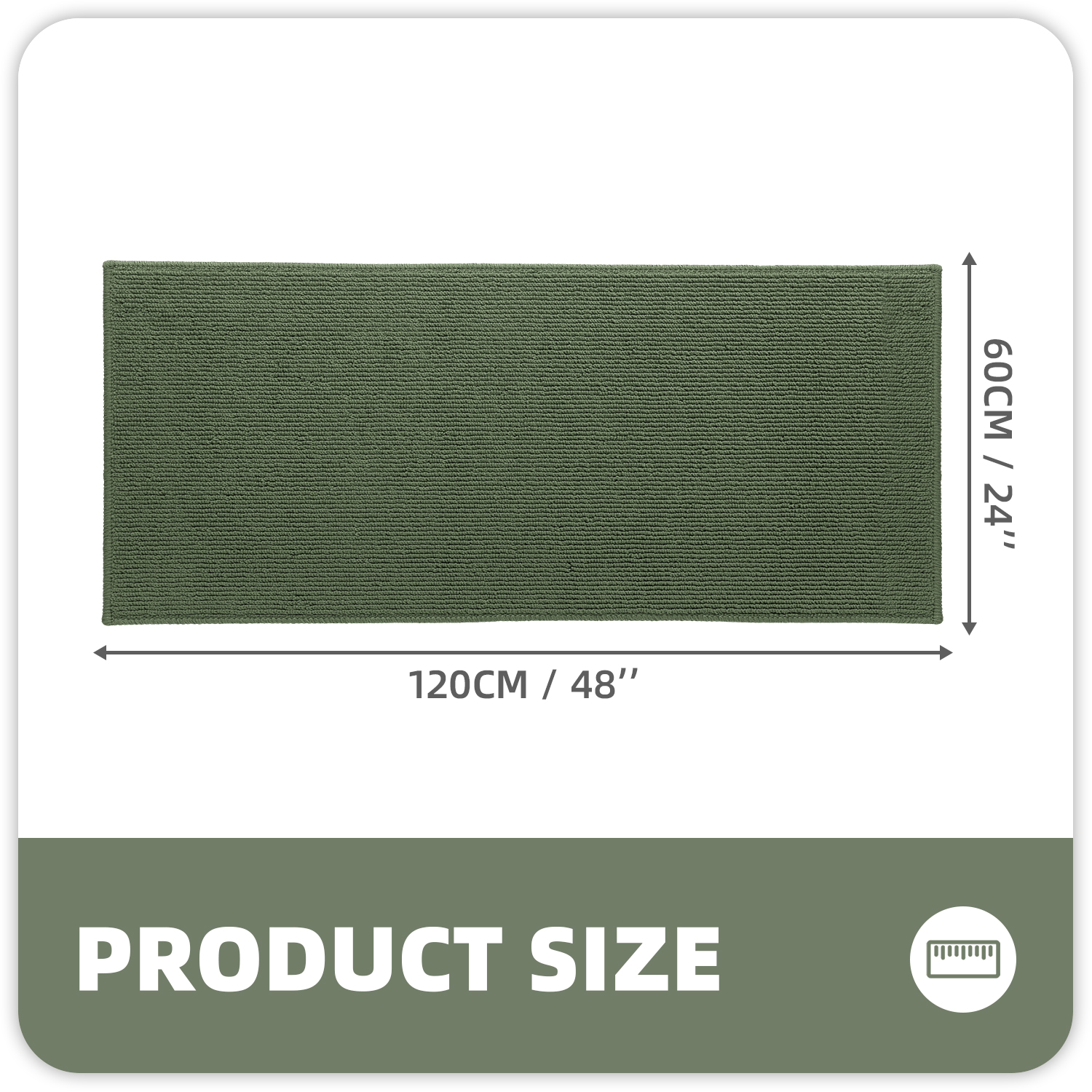 PABUBE Indoor and Outdoor Doormats, 20"x32" Front Door Rugs, Dirt Trapper Inside Door Mats, Non Slip Washable Welcome Mat Entryway Rug for Entryway