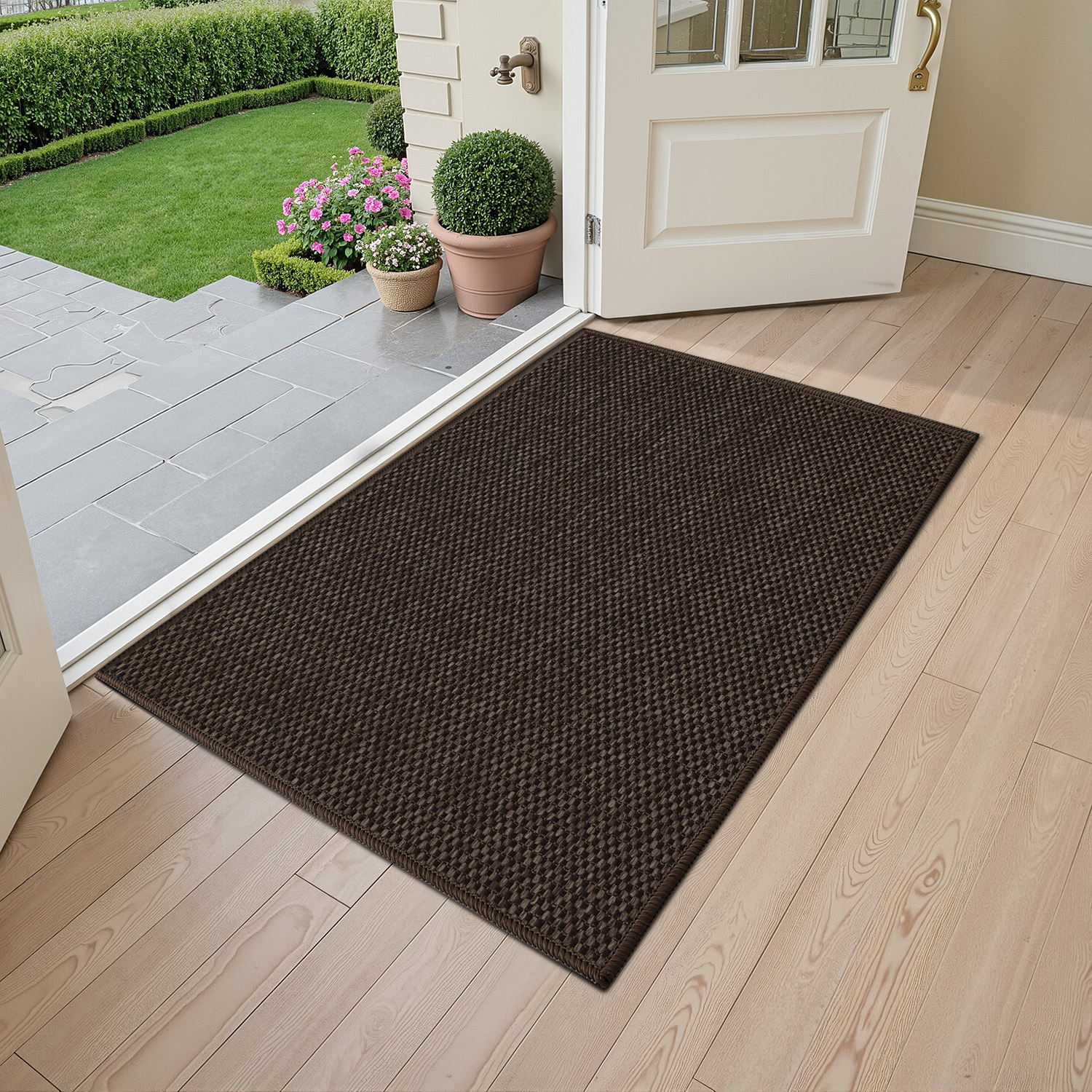 PABUBE Indoor Doormat, Non Slip  Door Mats for Inside Washable, Front Door Entry Rug for Entryway Indoor, Dirt Trapper Absorbent Welcome Floor Mats for Home Indoor