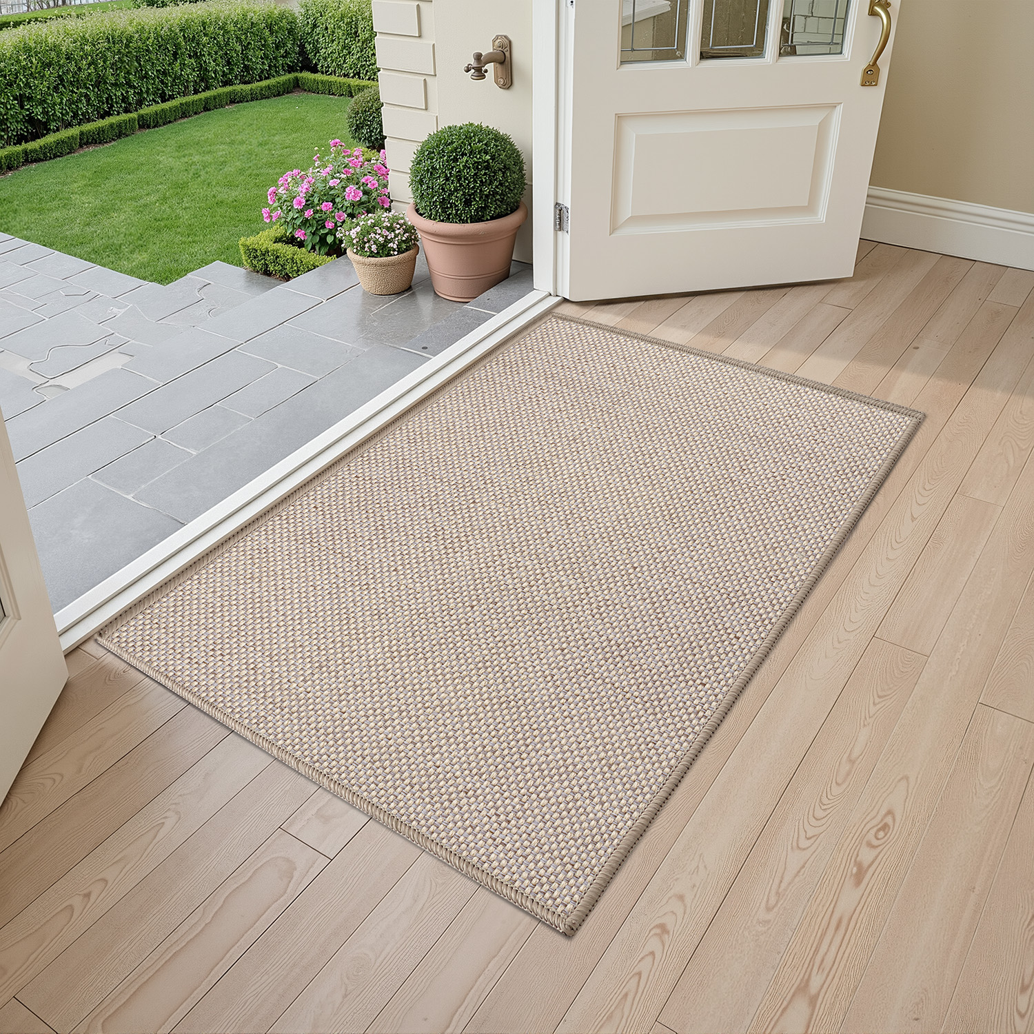 PABUBE Indoor Doormat, Non Slip  Door Mats for Inside Washable, Front Door Entry Rug for Entryway Indoor, Dirt Trapper Absorbent Welcome Floor Mats for Home Indoor