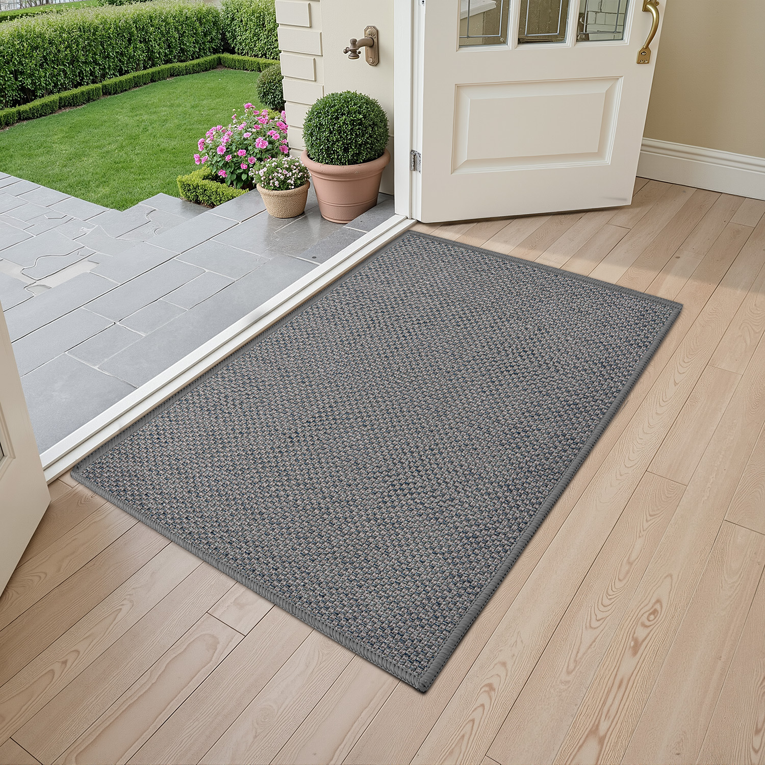 PABUBE Indoor Doormat, Non Slip  Door Mats for Inside Washable, Front Door Entry Rug for Entryway Indoor, Dirt Trapper Absorbent Welcome Floor Mats for Home Indoor