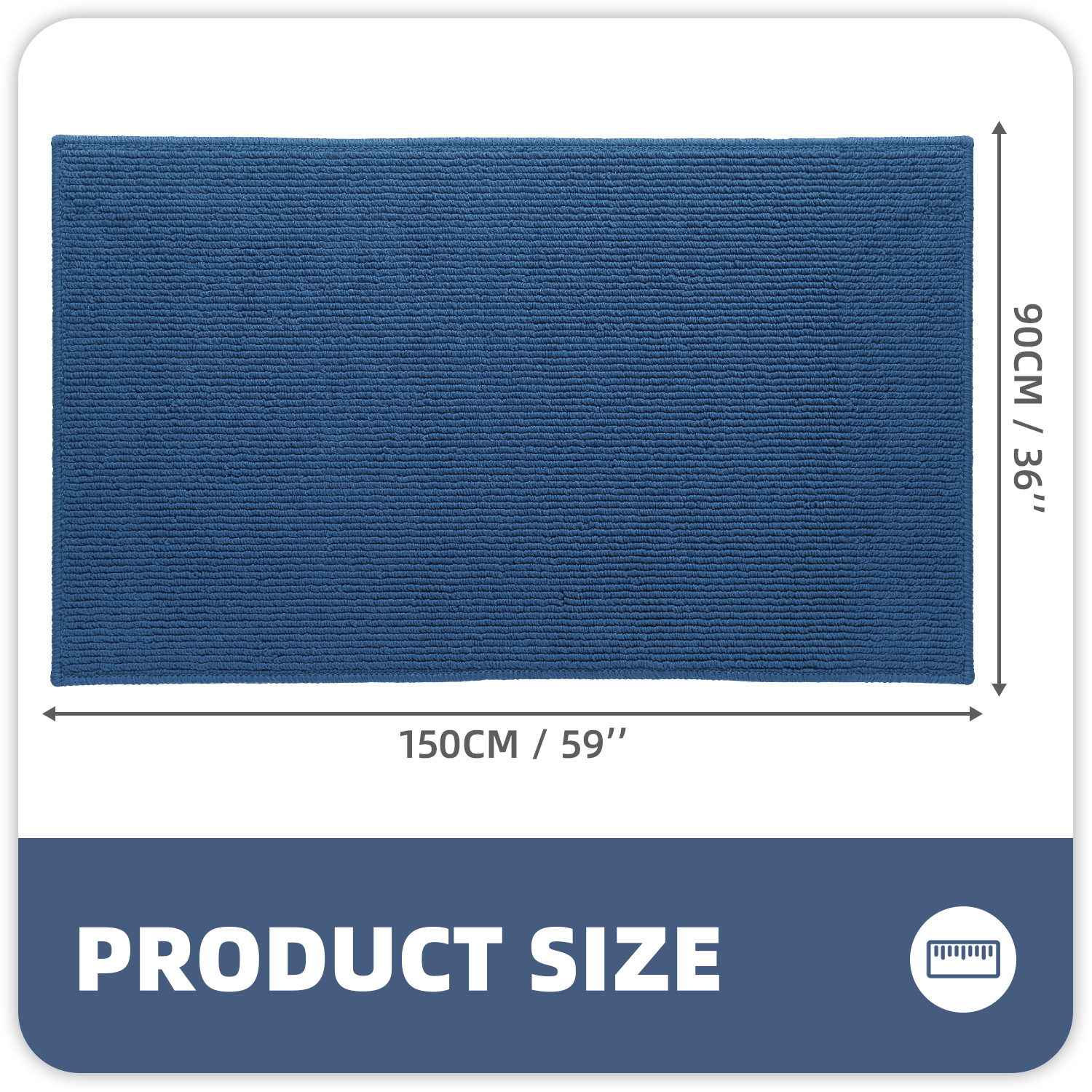 PABUBE Indoor and Outdoor Doormats, 20"x32" Front Door Rugs, Dirt Trapper Inside Door Mats, Non Slip Washable Welcome Mat Entryway Rug for Entryway