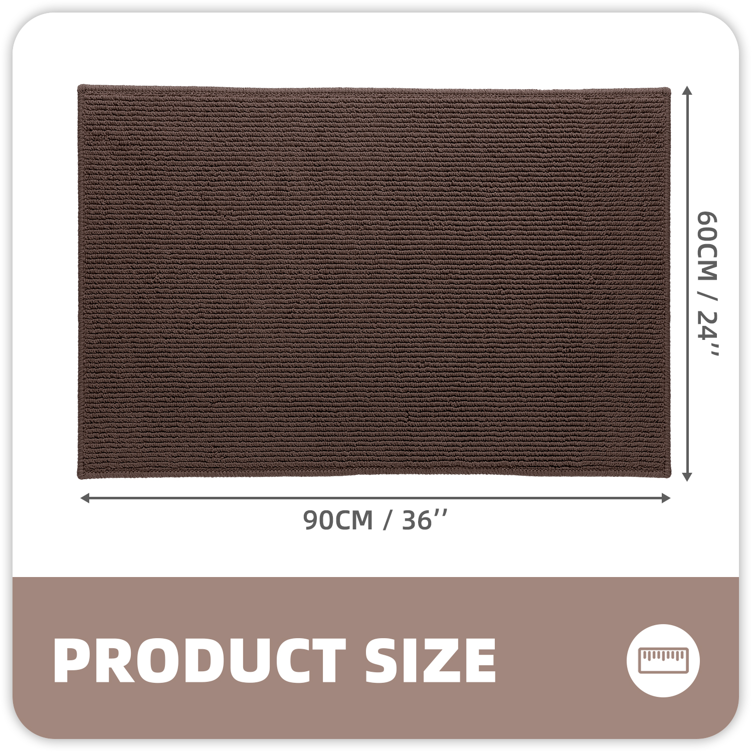 PABUBE Indoor and Outdoor Doormats, 20"x32" Front Door Rugs, Dirt Trapper Inside Door Mats, Non Slip Washable Welcome Mat Entryway Rug for Entryway