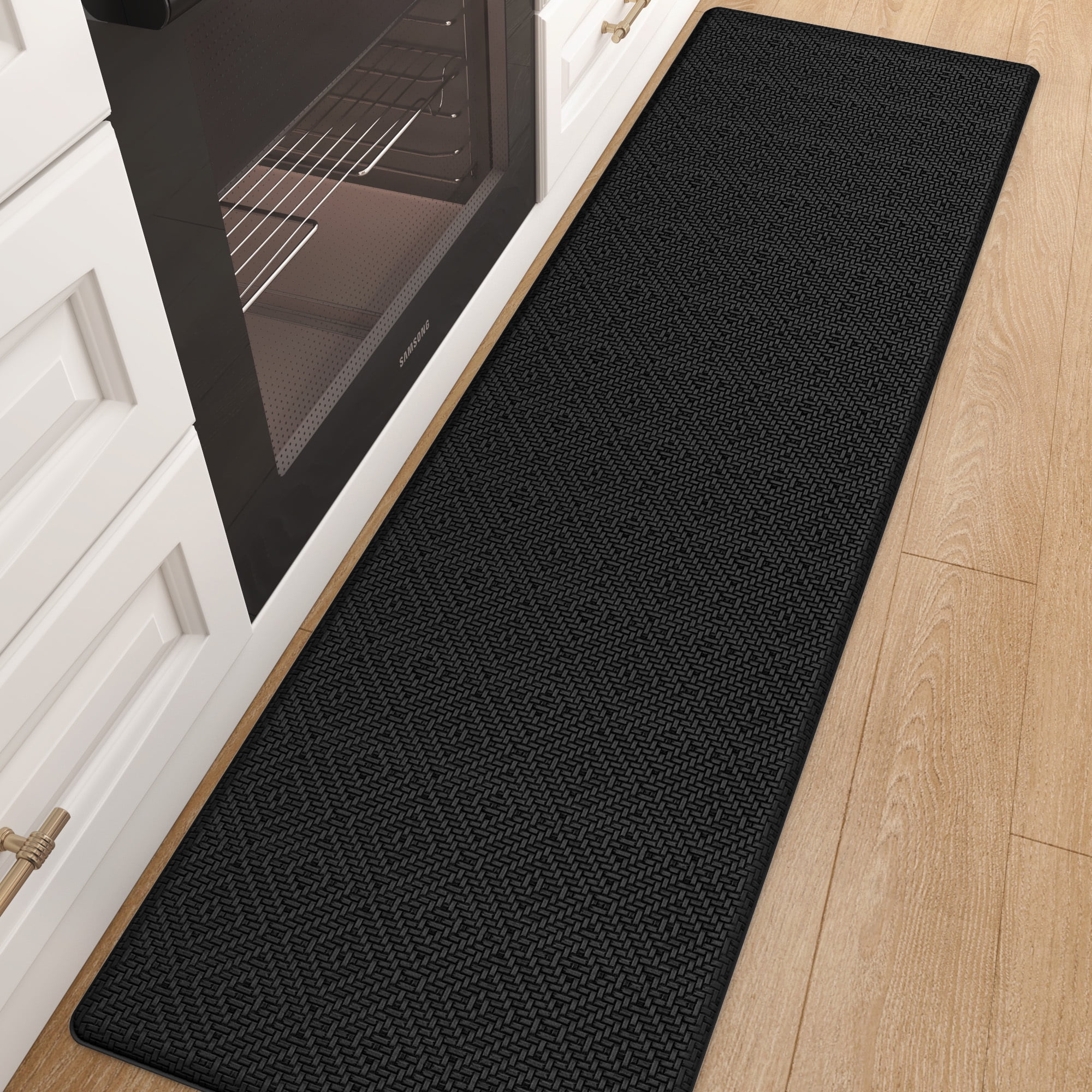 PABUBE Kitchen Rugs and Mats Anti Fatigue Cushioned Kitchen Mat, Non Slips Kitchen Floor Mat, Anti Fatigue Mat for Kitchen, Kitchen Rug and Runner Washable