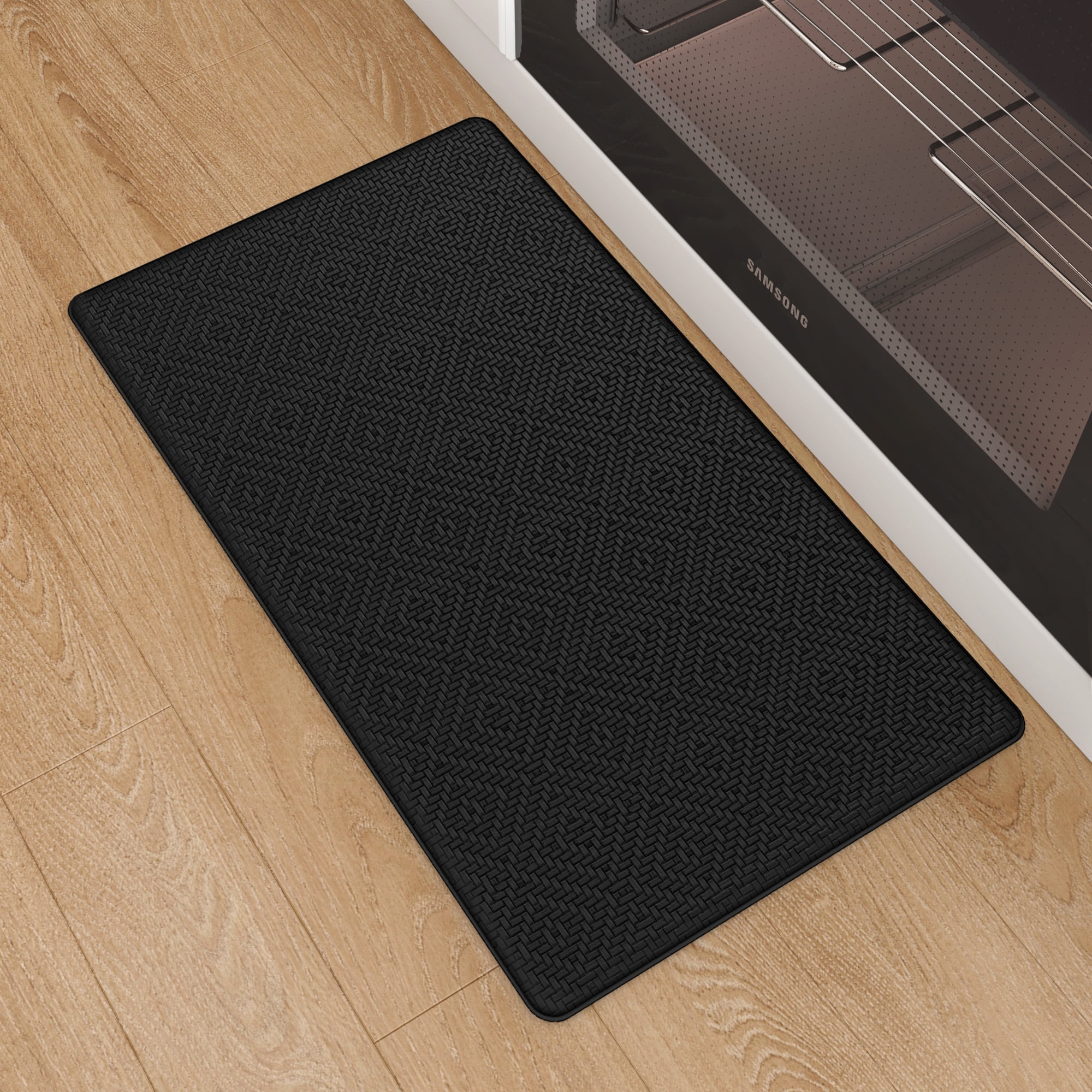 PABUBE Kitchen Rugs and Mats Anti Fatigue Cushioned Kitchen Mat, Non Slips Kitchen Floor Mat, Anti Fatigue Mat for Kitchen, Kitchen Rug and Runner Washable