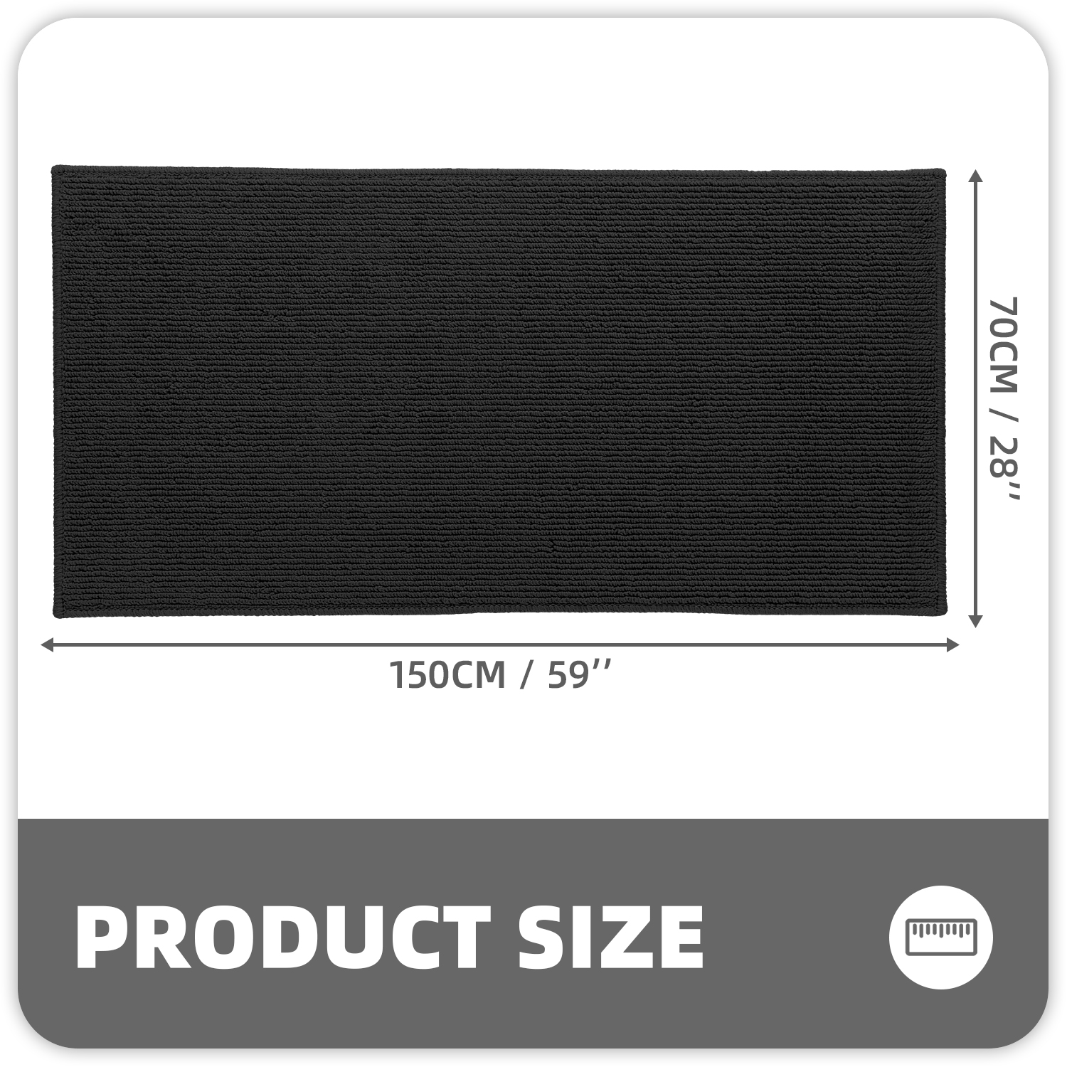 PABUBE Indoor and Outdoor Doormats, 20"x32" Front Door Rugs, Dirt Trapper Inside Door Mats, Non Slip Washable Welcome Mat Entryway Rug for Entryway