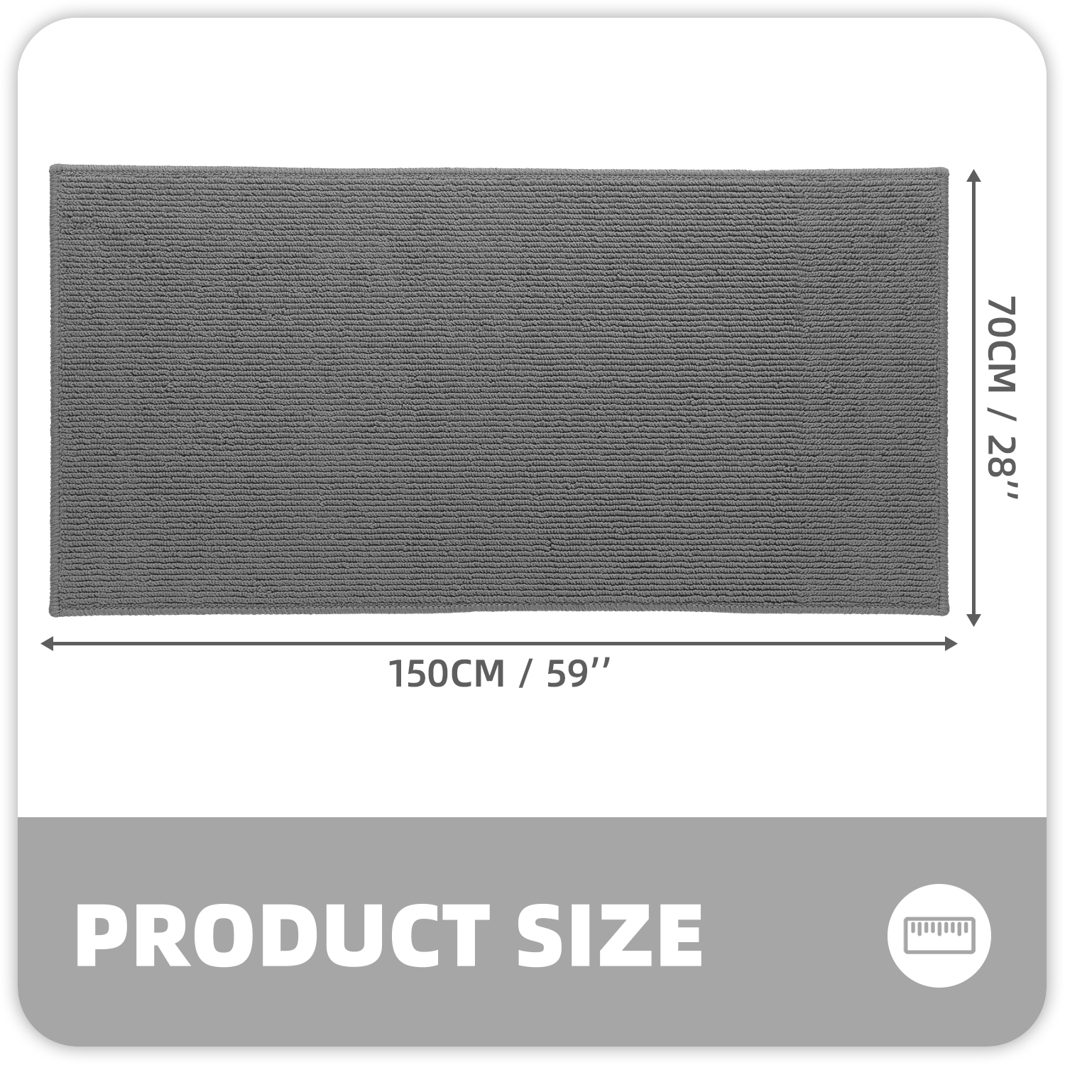 PABUBE Indoor and Outdoor Doormats, 20"x32" Front Door Rugs, Dirt Trapper Inside Door Mats, Non Slip Washable Welcome Mat Entryway Rug for Entryway