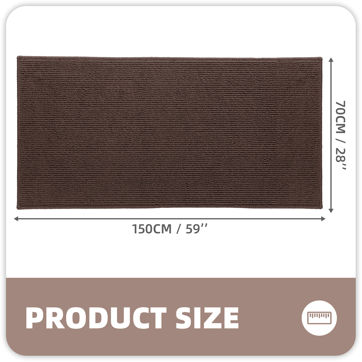 PABUBE Indoor and Outdoor Doormats, 20"x32" Front Door Rugs, Dirt Trapper Inside Door Mats, Non Slip Washable Welcome Mat Entryway Rug for Entryway