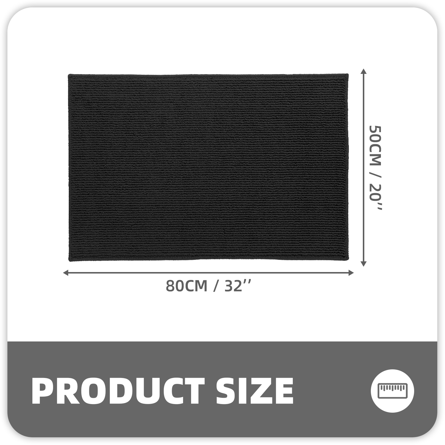 PABUBE Indoor and Outdoor Doormats, 20"x32" Front Door Rugs, Dirt Trapper Inside Door Mats, Non Slip Washable Welcome Mat Entryway Rug for Entryway