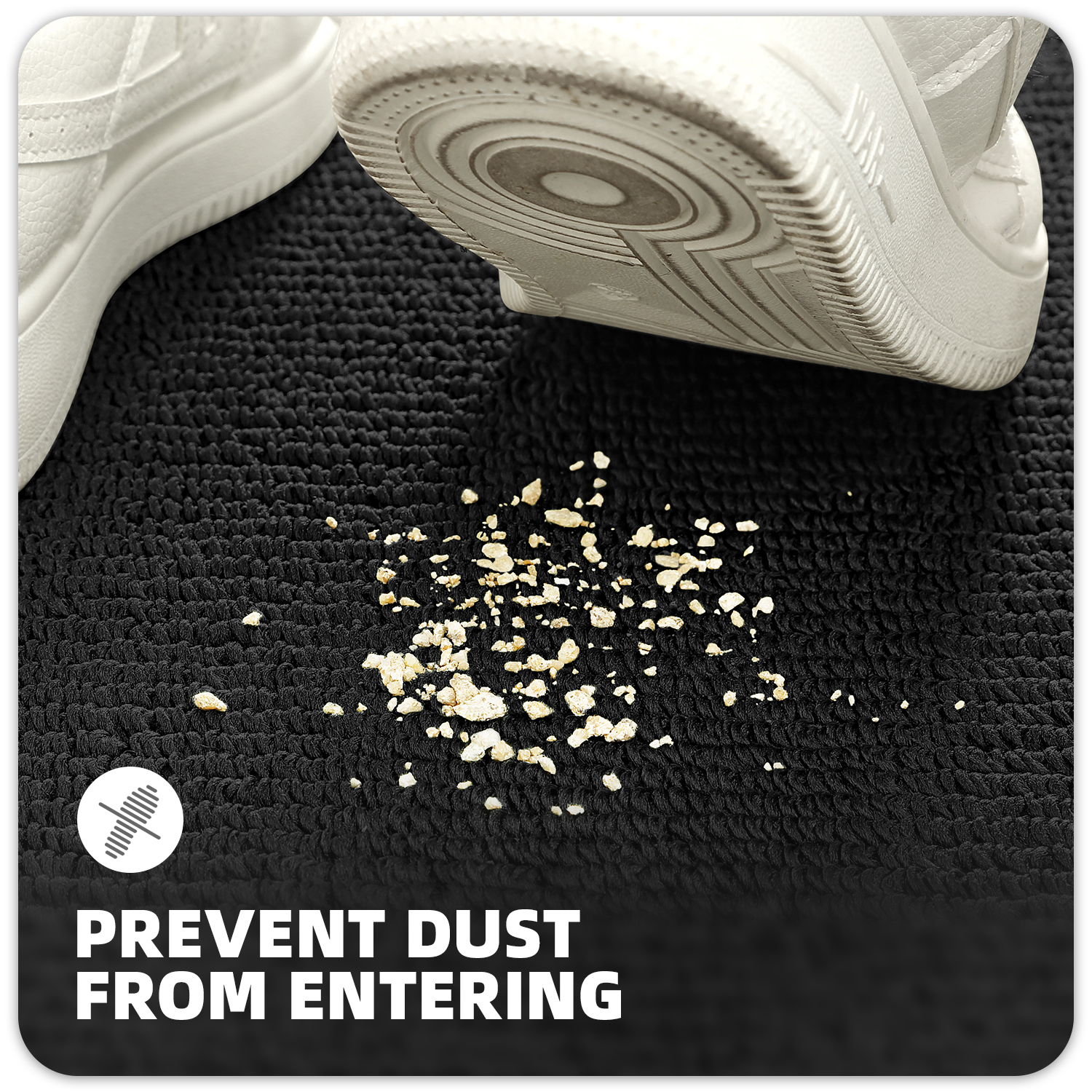 PABUBE Indoor and Outdoor Doormats, 20"x32" Front Door Rugs, Dirt Trapper Inside Door Mats, Non Slip Washable Welcome Mat Entryway Rug for Entryway