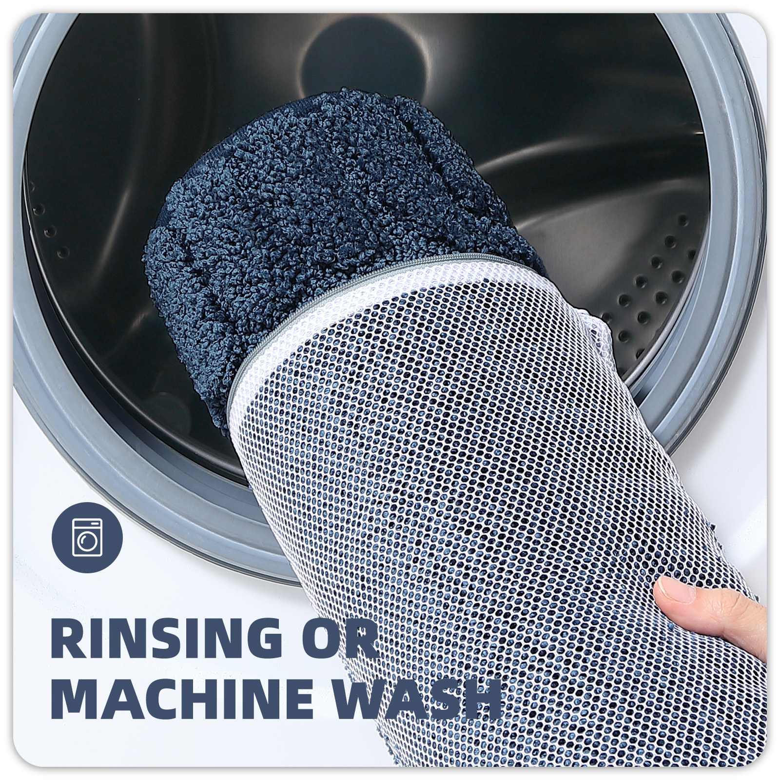 PABUBE Bathroom Rugs, Absorbent Bath Mats Rugs for Bathroom Floor Non Slip Non Skid, Soft Shag Microfiber Machine Washable Shower Bath Mat for Bathroom Decor