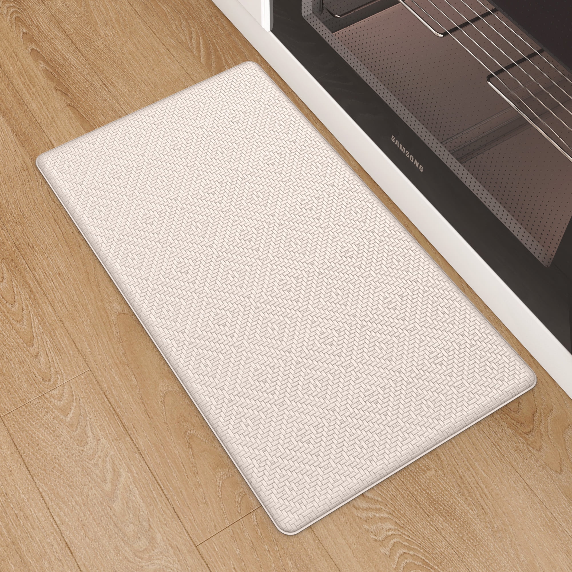 PABUBE Kitchen Rugs and Mats Anti Fatigue Cushioned Kitchen Mat, Non Slips Kitchen Floor Mat, Anti Fatigue Mat for Kitchen, Kitchen Rug and Runner Washable