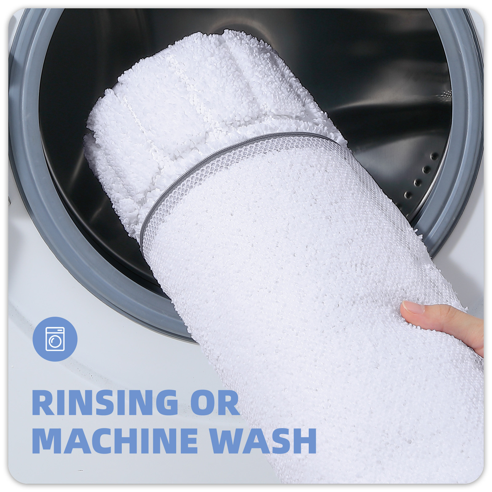 PABUBE Bathroom Rugs, Absorbent Bath Mats Rugs for Bathroom Floor Non Slip Non Skid, Soft Shag Microfiber Machine Washable Shower Bath Mat for Bathroom Decor