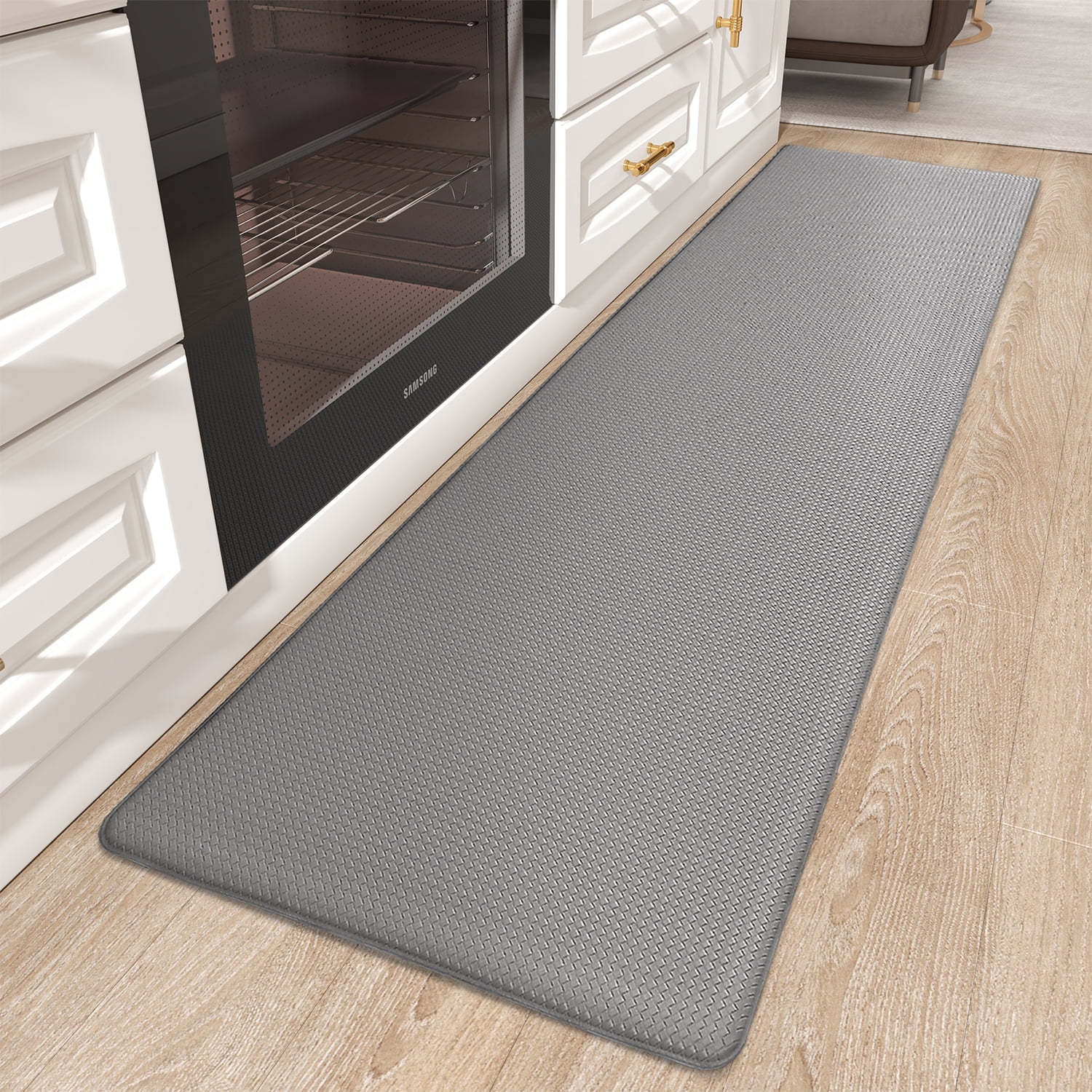 PABUBE Kitchen Rug and Mat Kitchen Mat Anti Fatigue, Non Slips Kitchen Floor Mat, Kitchen Rug or Mat Washable