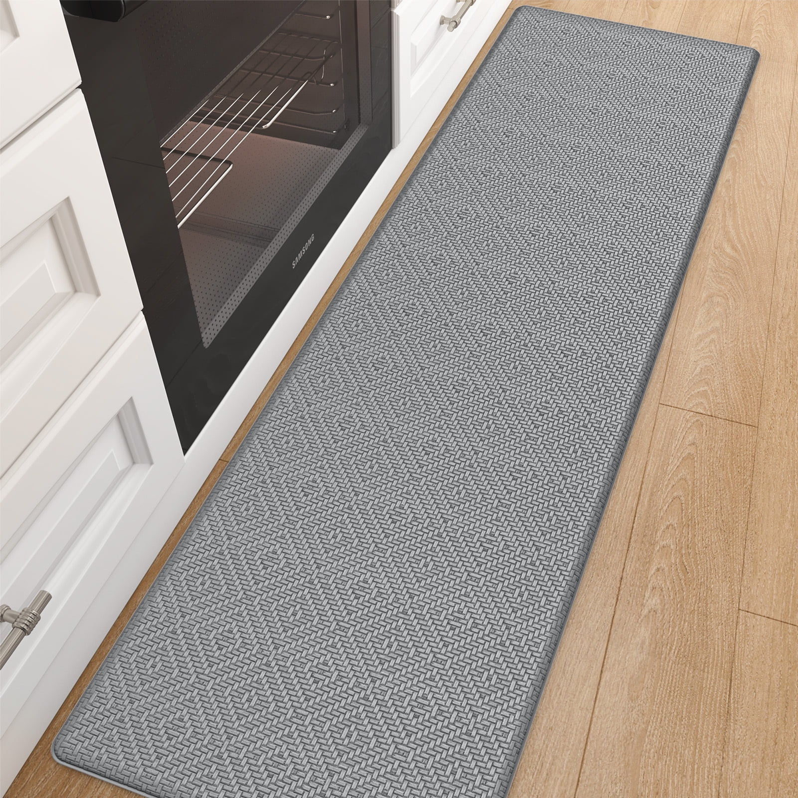 PABUBE Kitchen Rugs and Mats Anti Fatigue Cushioned Kitchen Mat, Non Slips Kitchen Floor Mat, Anti Fatigue Mat for Kitchen, Kitchen Rug and Runner Washable