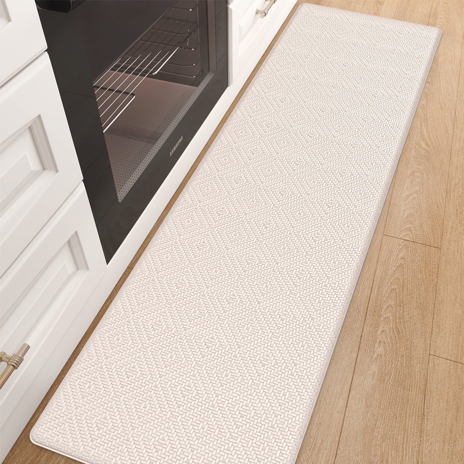 PABUBE Kitchen Rugs and Mats Anti Fatigue Cushioned Kitchen Mat, Non Slips Kitchen Floor Mat, Anti Fatigue Mat for Kitchen, Kitchen Rug and Runner Washable