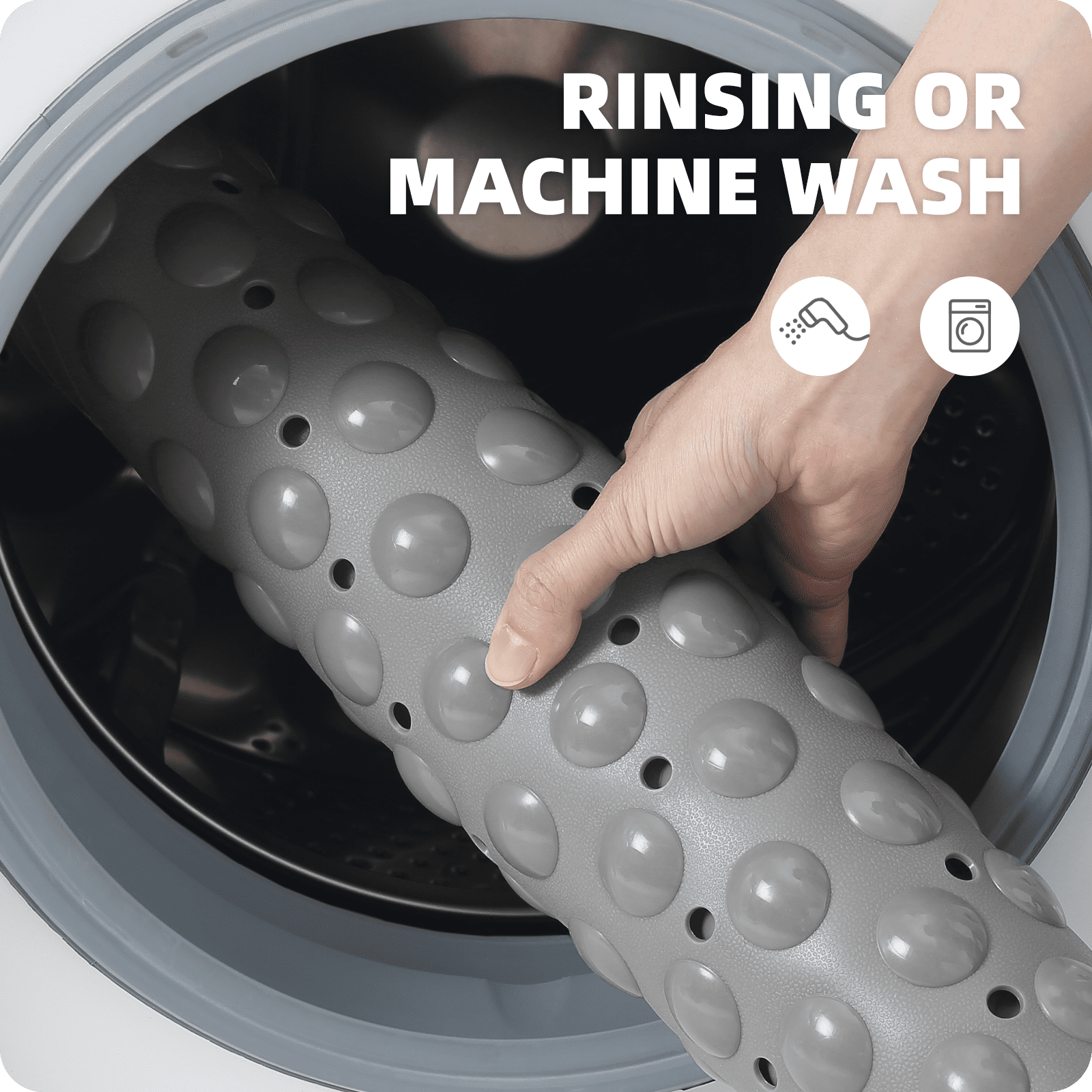 PABUBE Shower Mat for Bathtub Bath Mat for Tub, Non-Slip Bathtub Mat Machine Washable Tub Mat