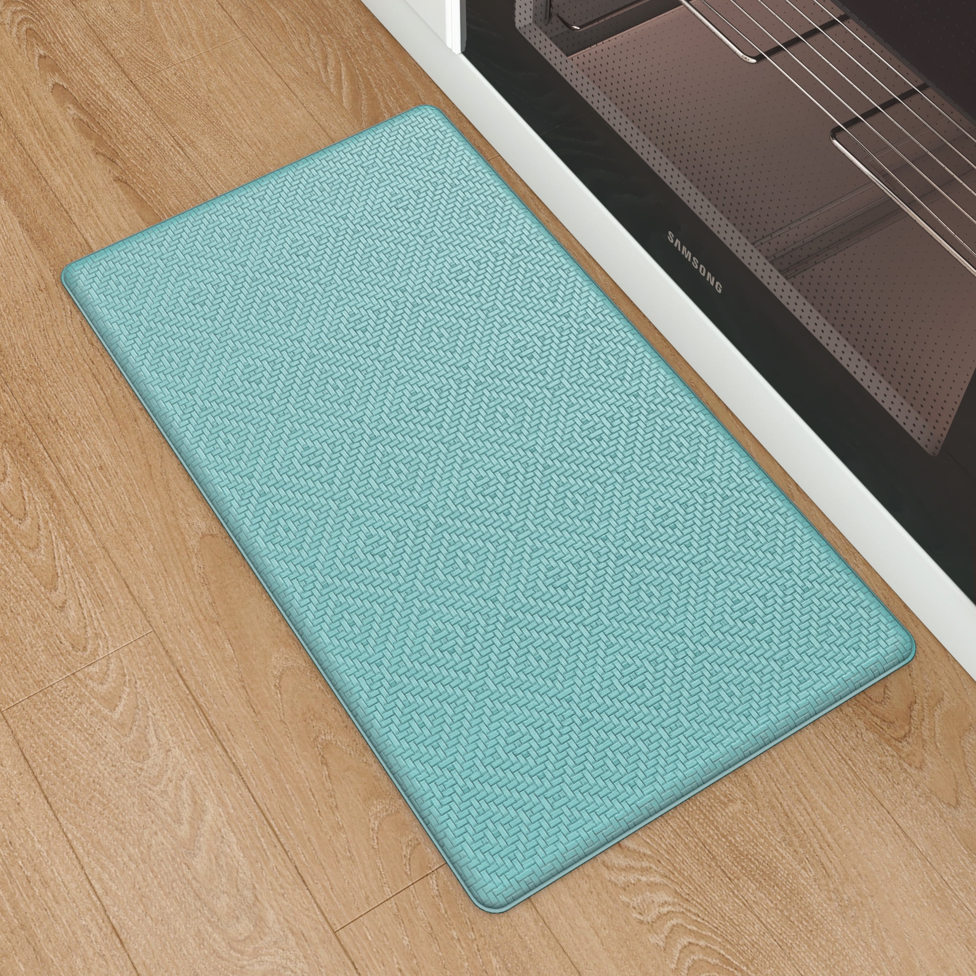PABUBE Kitchen Rugs and Mats Anti Fatigue Cushioned Kitchen Mat, Non Slips Kitchen Floor Mat, Anti Fatigue Mat for Kitchen, Kitchen Rug and Runner Washable