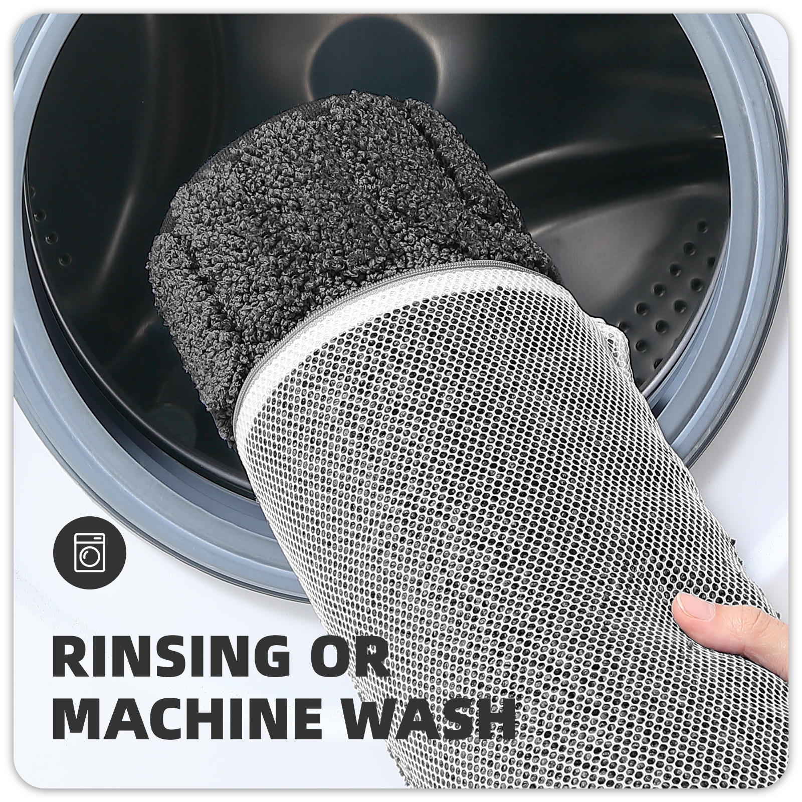 PABUBE Bathroom Rugs, Absorbent Bath Mats Rugs for Bathroom Floor Non Slip Non Skid, Soft Shag Microfiber Machine Washable Shower Bath Mat for Bathroom Decor