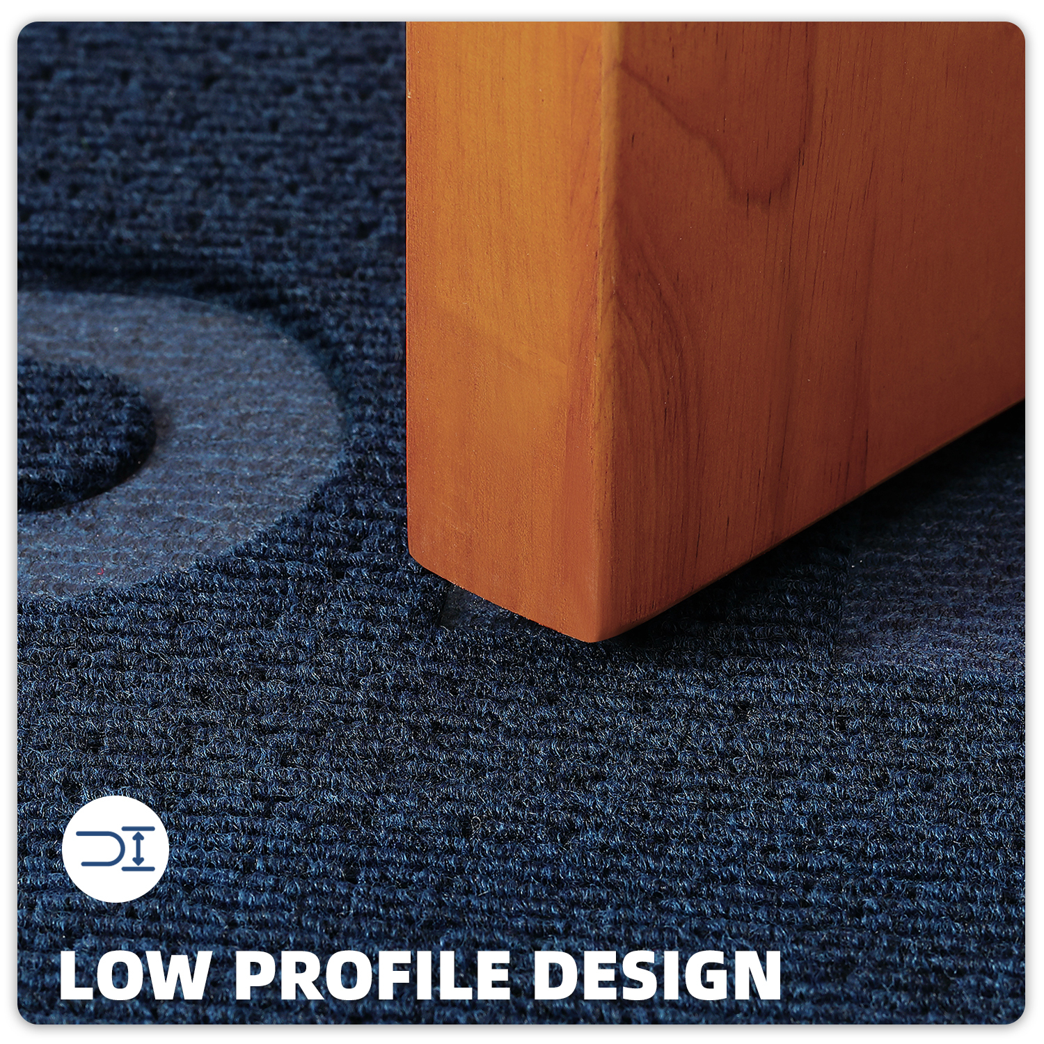 PABUBE Outdoor Mat Non Slip Heavy Duty Doormat Welcome Mats for Outside Low Profile Front Dirt Trapper Door Mat for Outdoor Decor with Rubber Backing